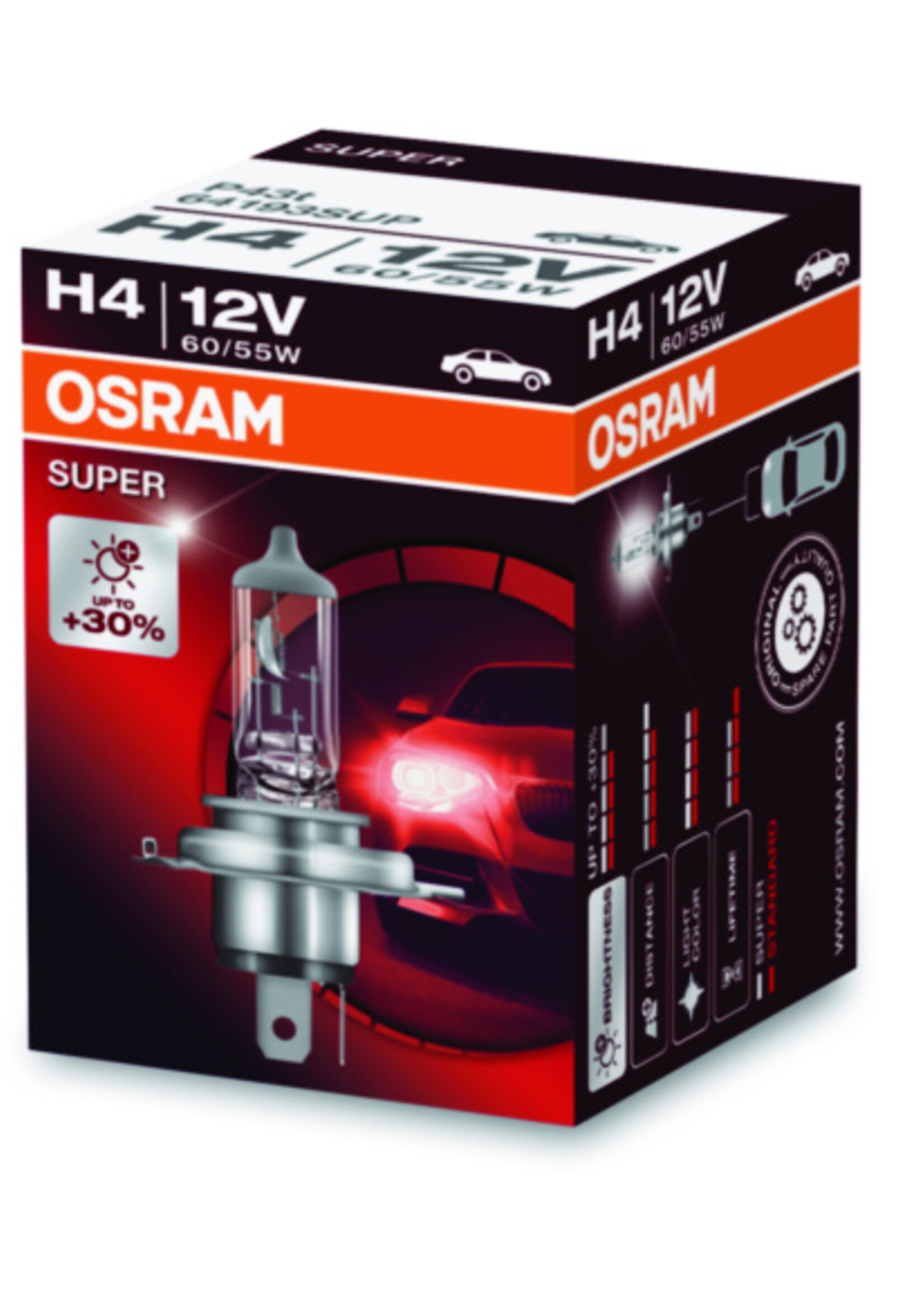 Osram SUPER® H4 12V
