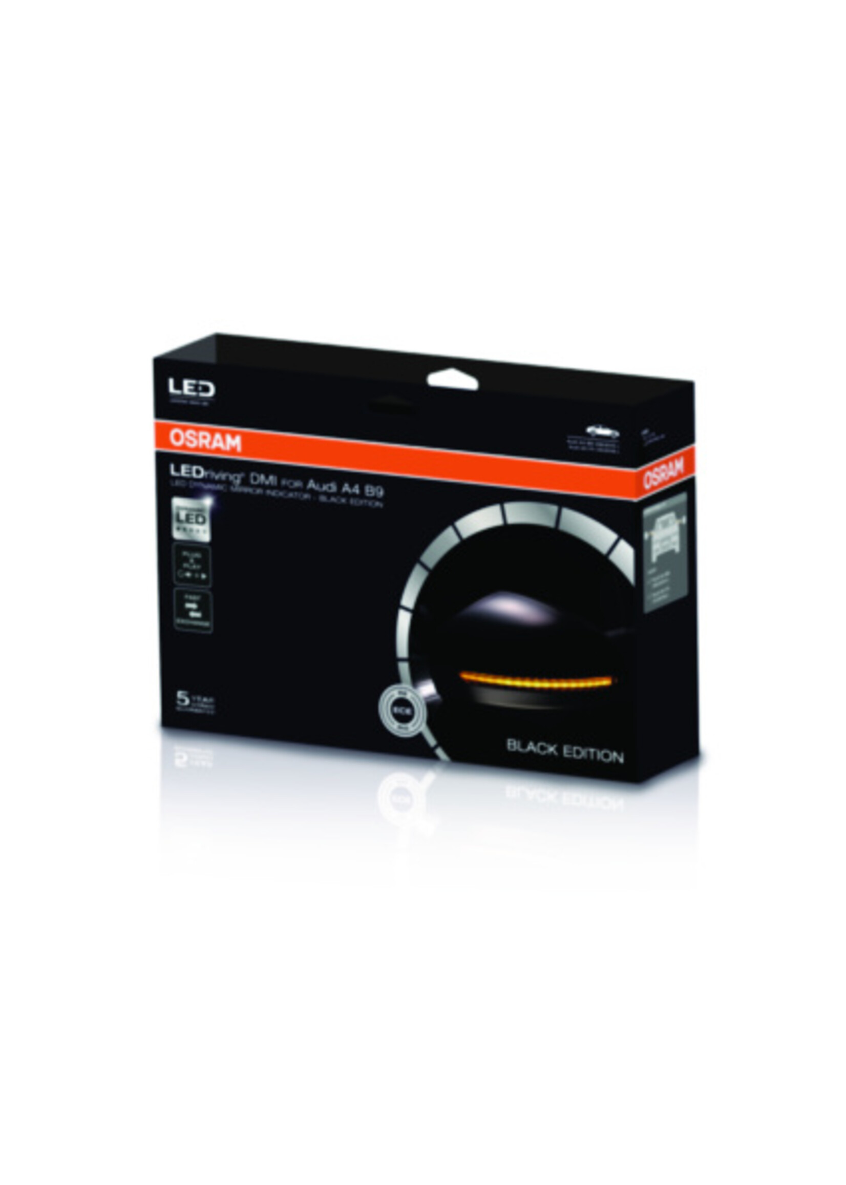 Osram LEDriving® Dynamic Mirror Indicator for Audi A4 B9 - Black Edition