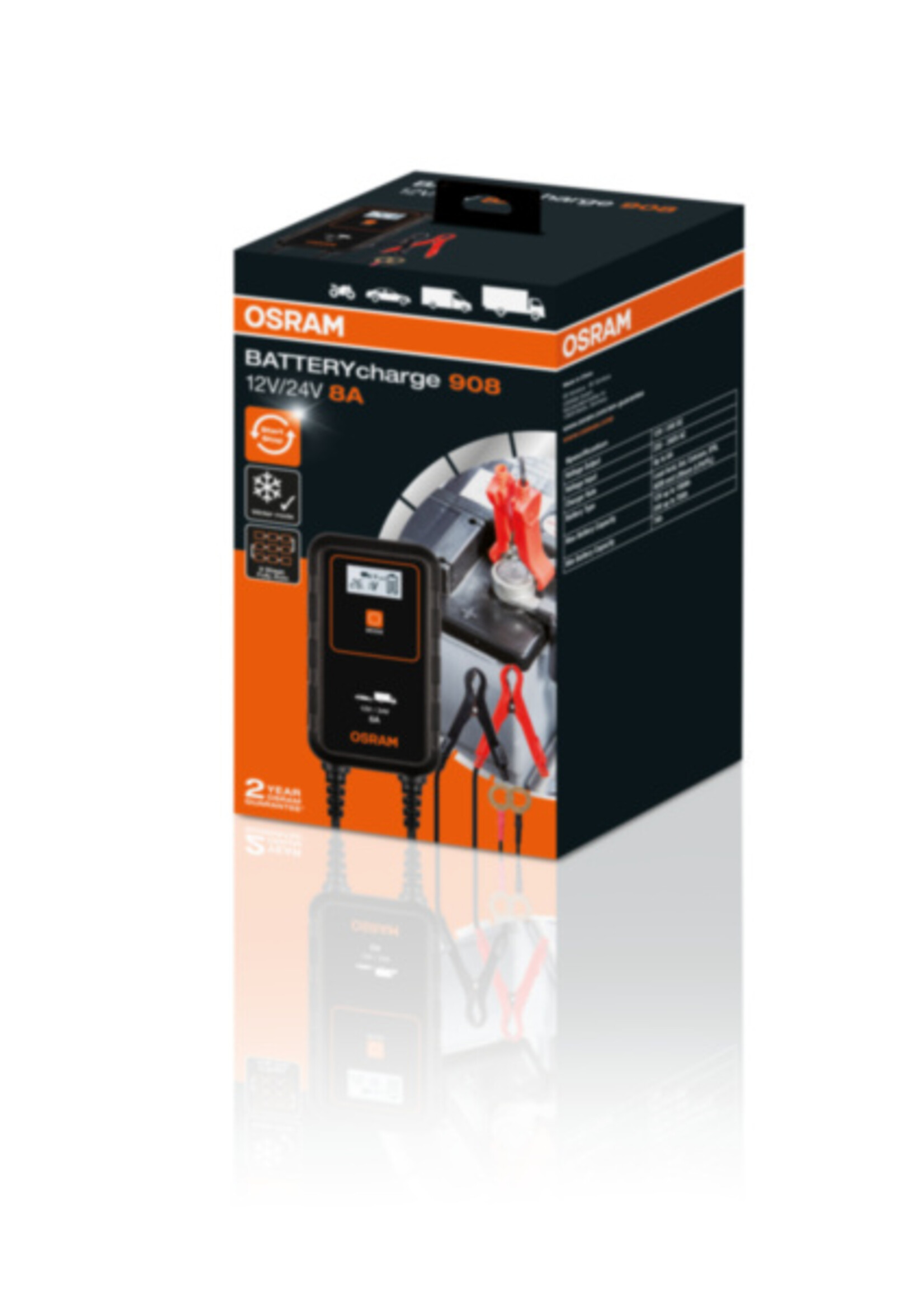 Osram BATTERYcharge 908 12/24V 8A