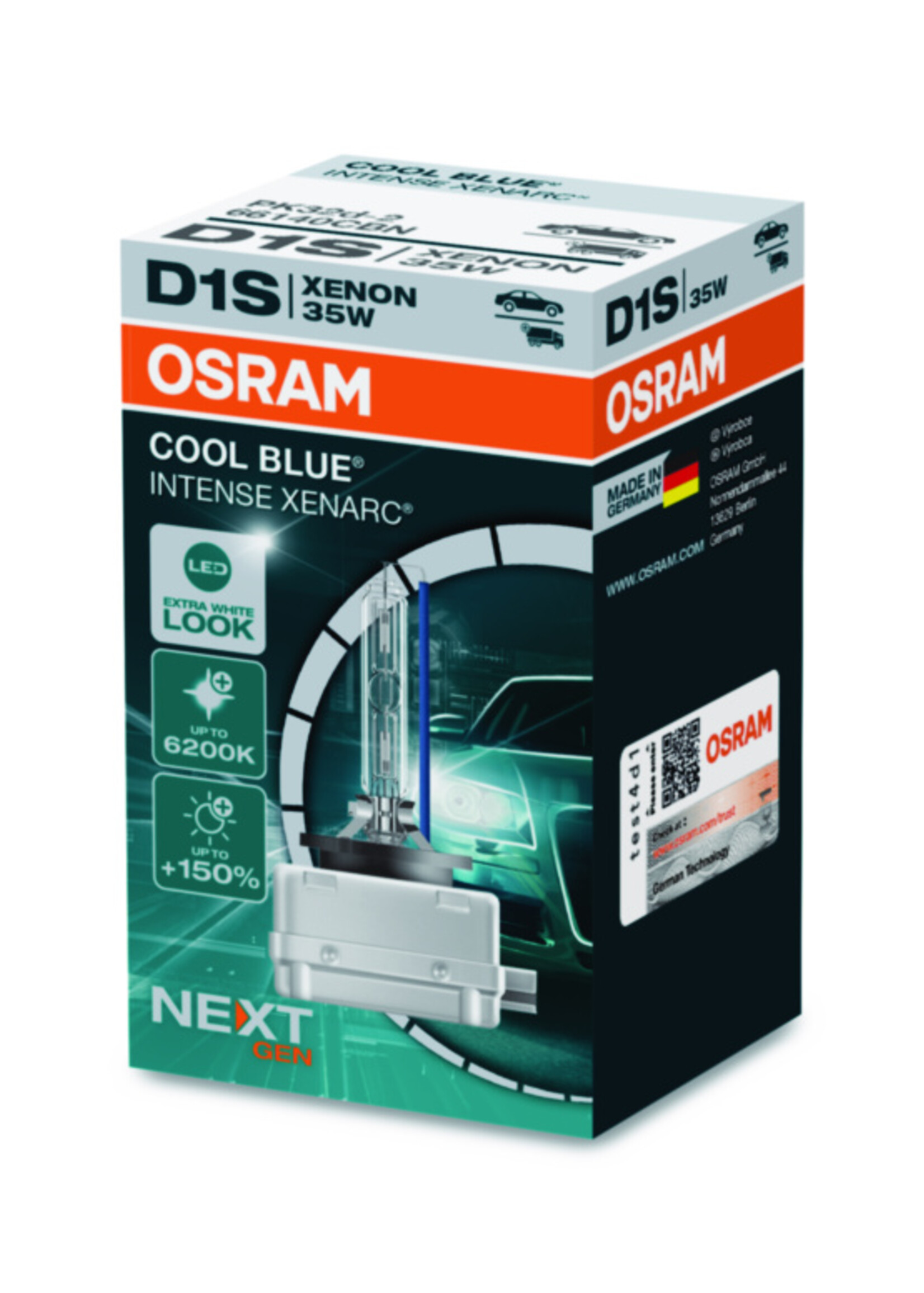 Osram XENARC® COOL BLUE® INTENSE D1S