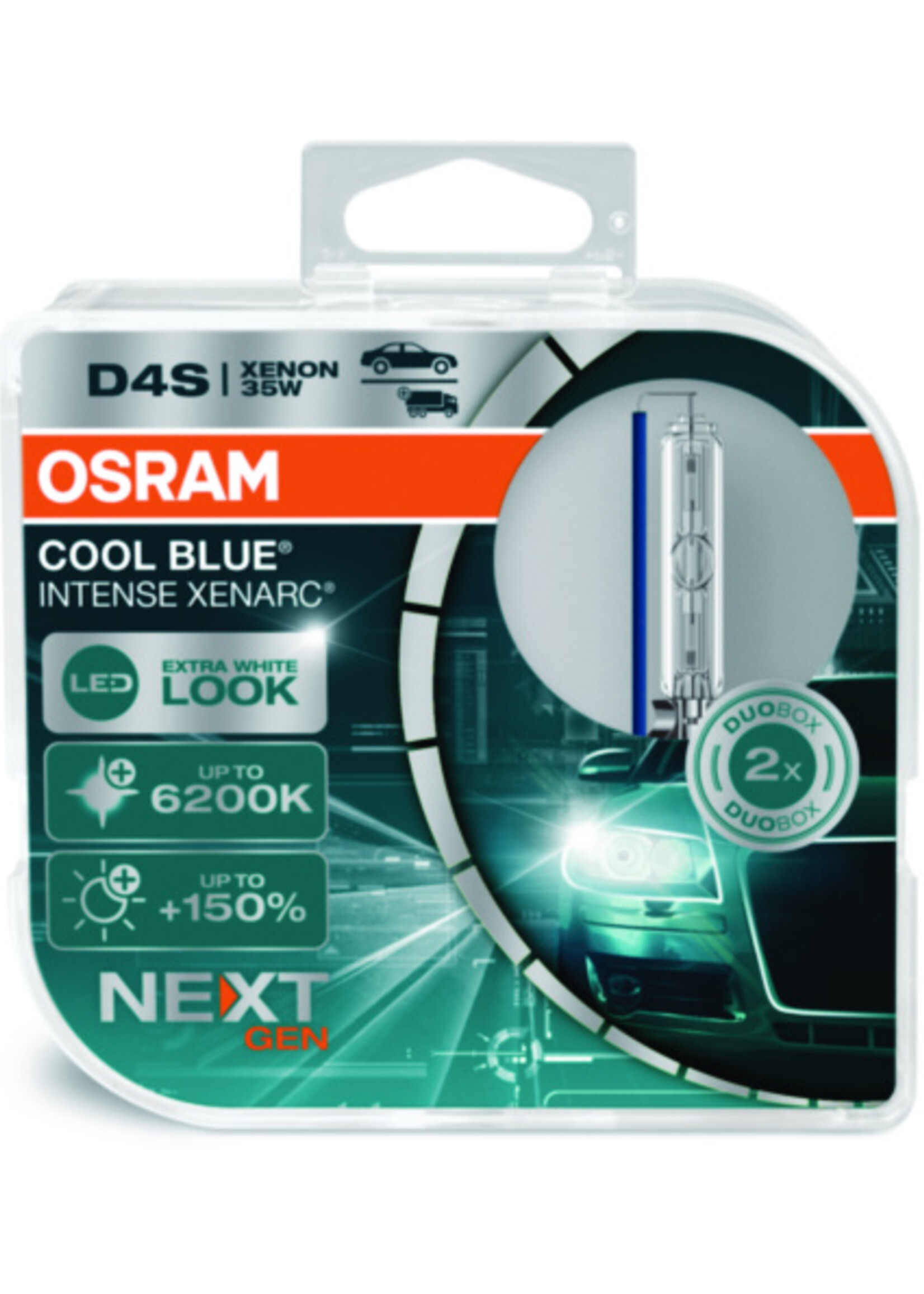 Osram XENARC® COOL BLUE® INTENSE D4S DUOBOX