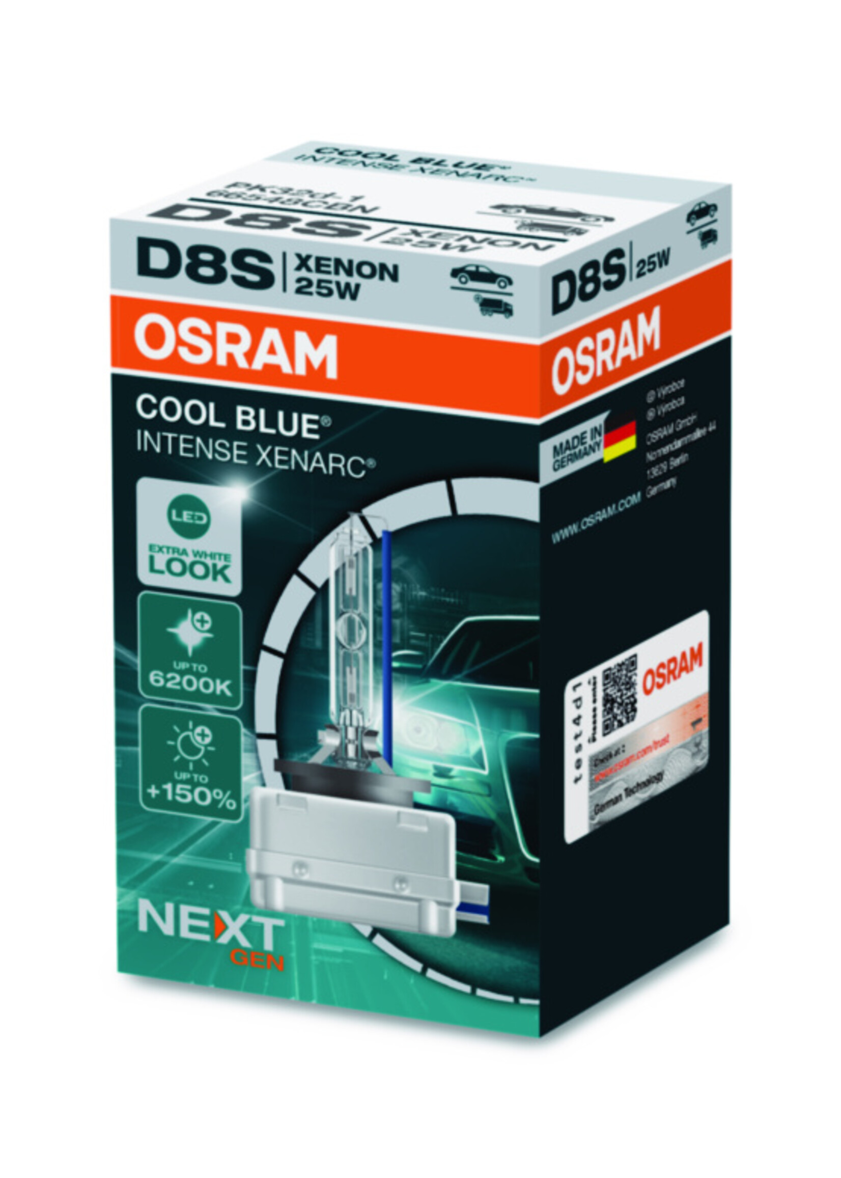 Osram XENARC® COOL BLUE® INTENSE D8S