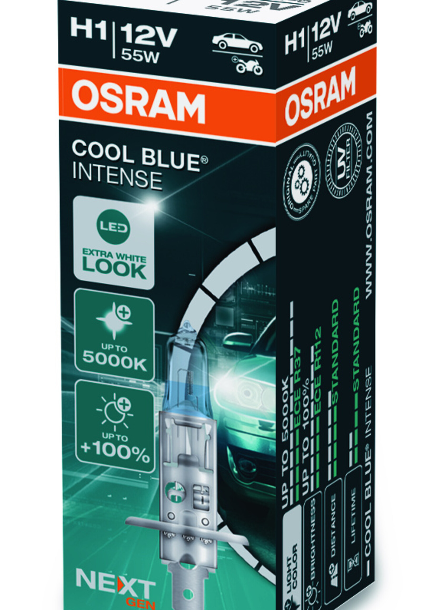 Osram COOL BLUE® INTENSE H1 12V