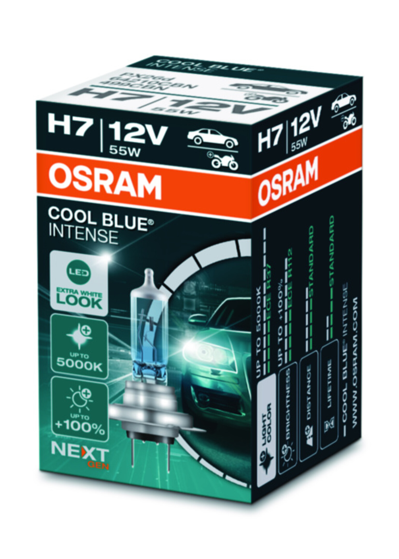 Osram COOL BLUE® INTENSE H7 12V