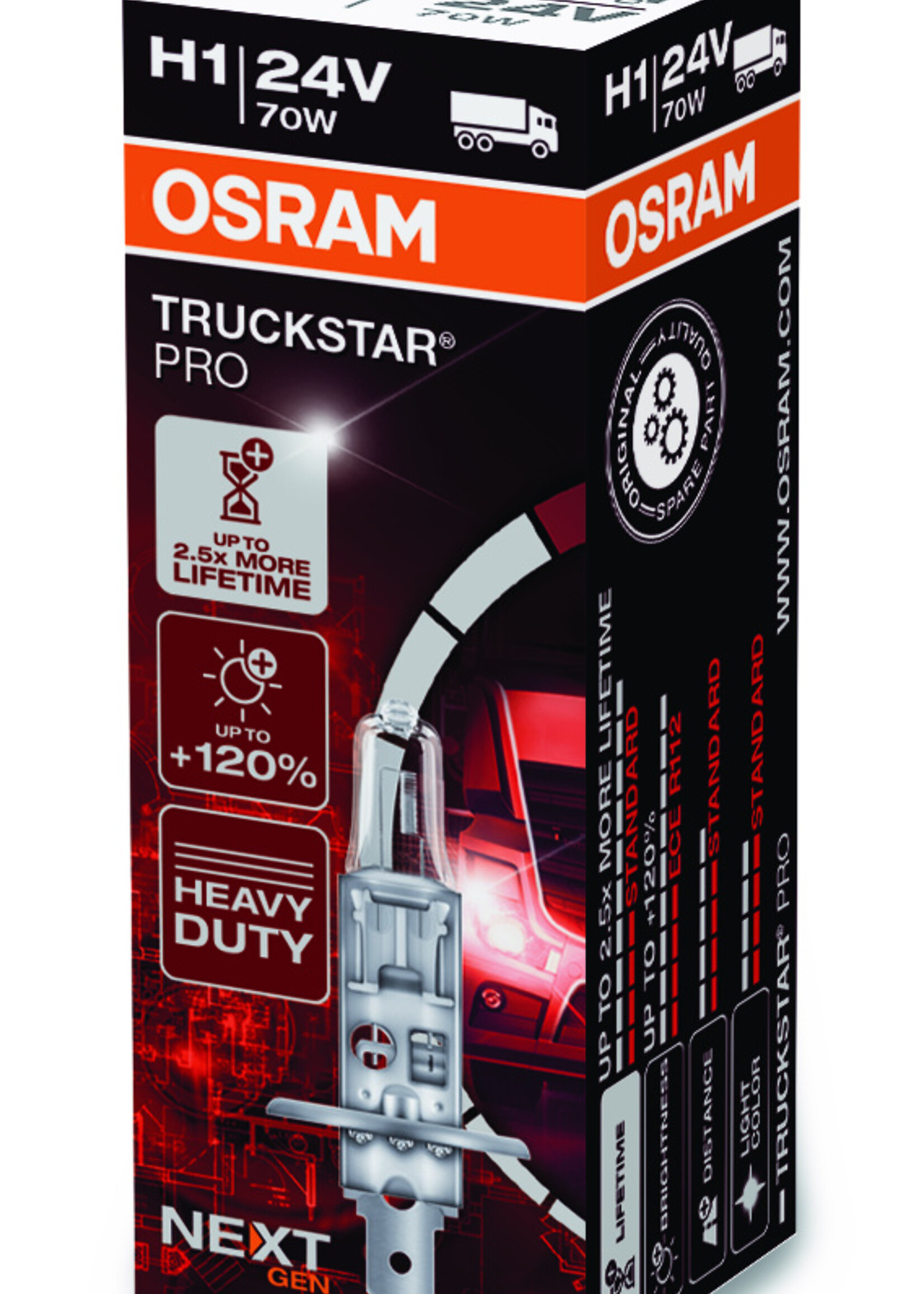 Osram TRUCKSTAR® PRO H1 24V