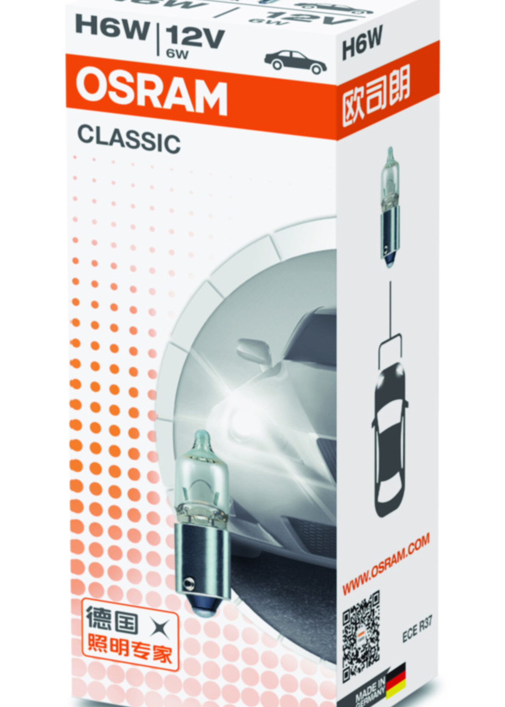 Osram ORIGINAL H6W 12V