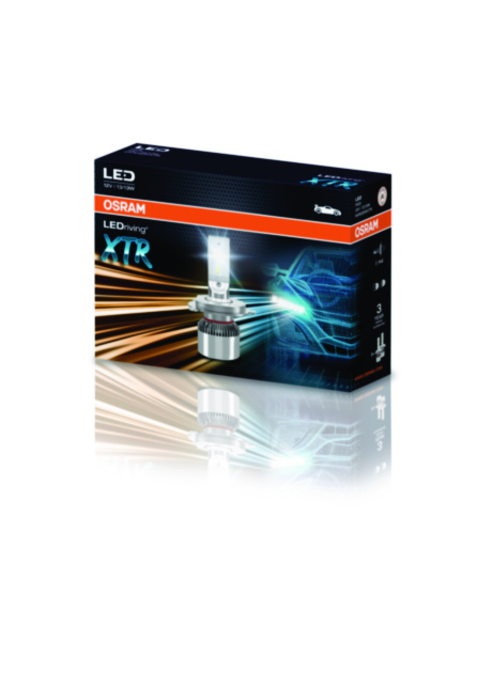 Osram LEDriving® XTR HIGH AND LOW BEAM H4 - CW 6000K