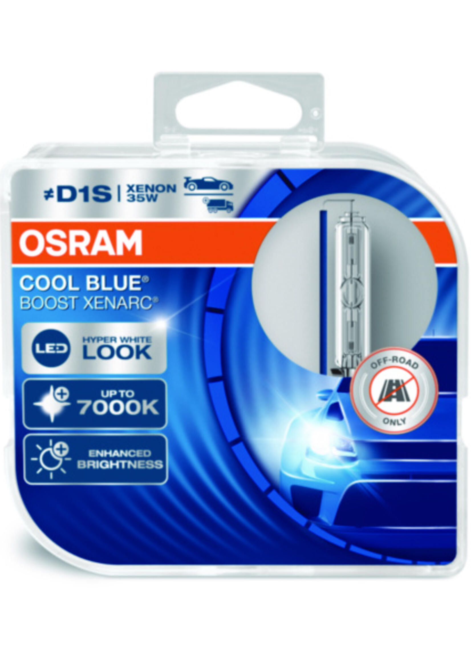 Osram XENARC® COOL BLUE® BOOST ≜ D1S DUOBOX