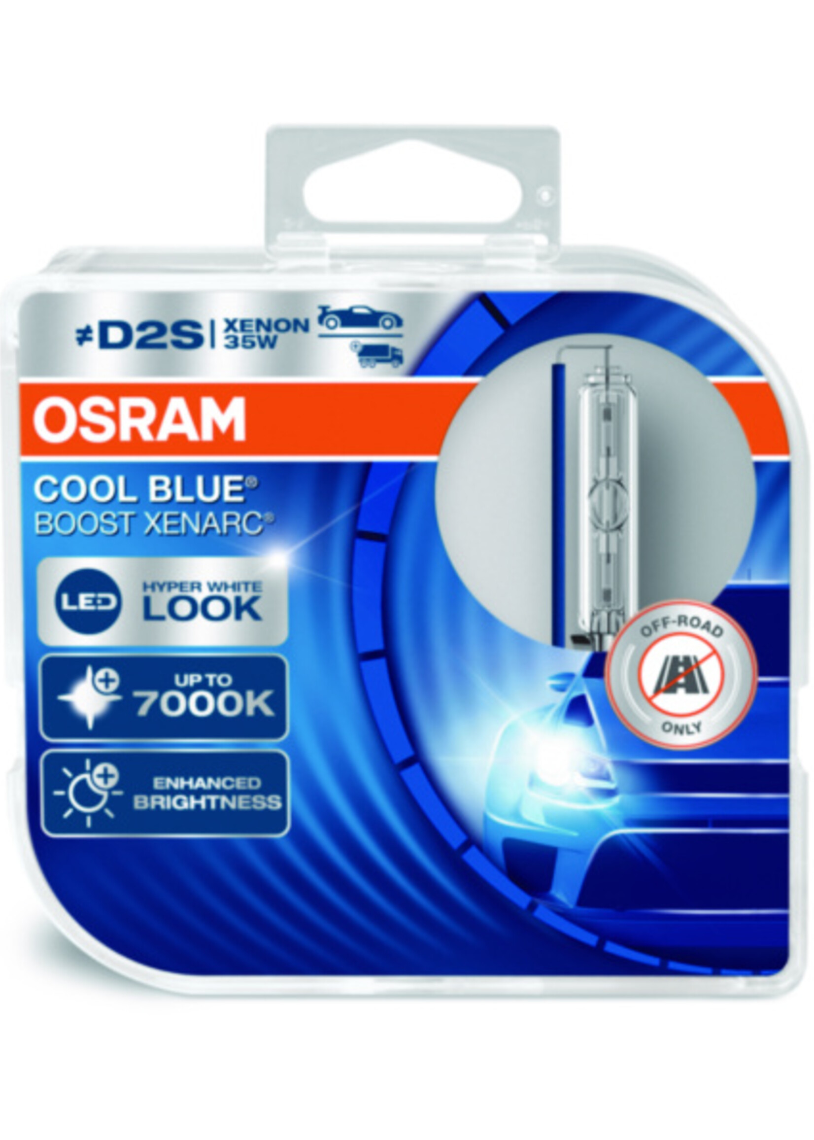 Osram XENARC® COOL BLUE® BOOST ≜ D2S DUOBOX