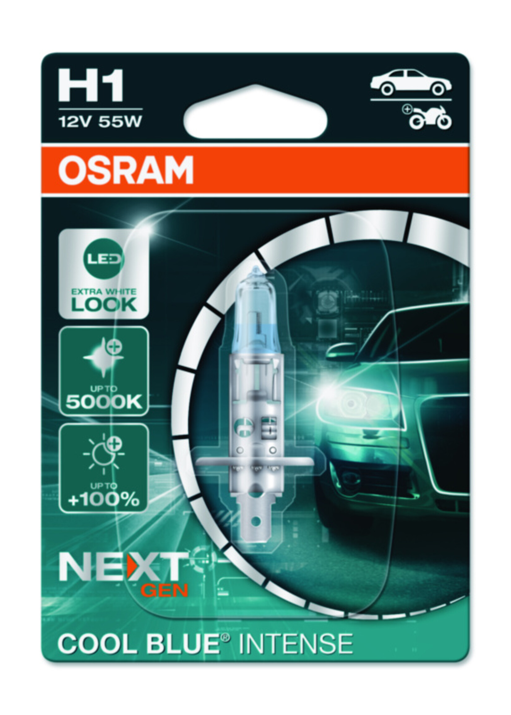 Osram COOL BLUE® INTENSE H1 12V BLI1