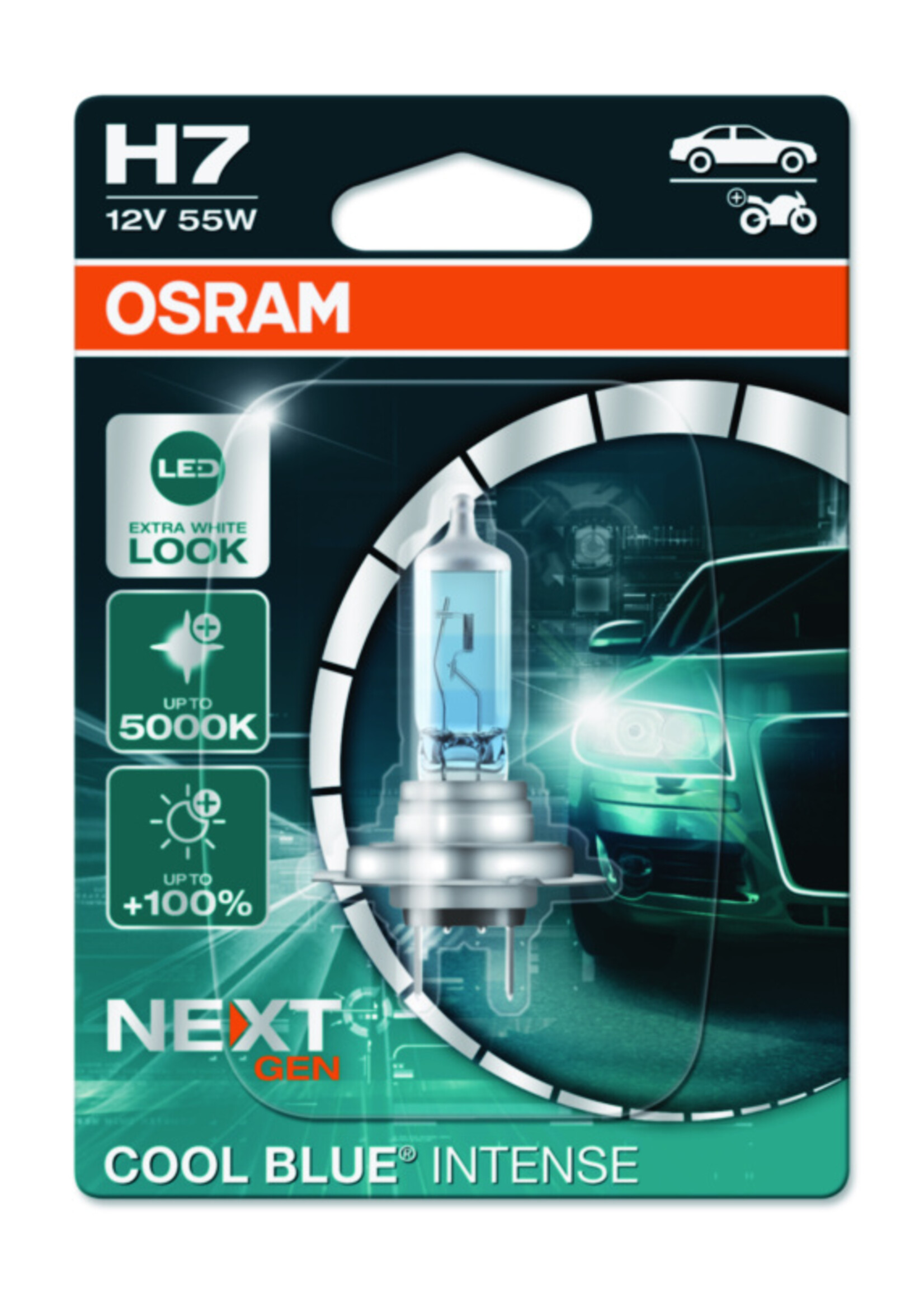 Osram COOL BLUE® INTENSE H7 12V BLI1