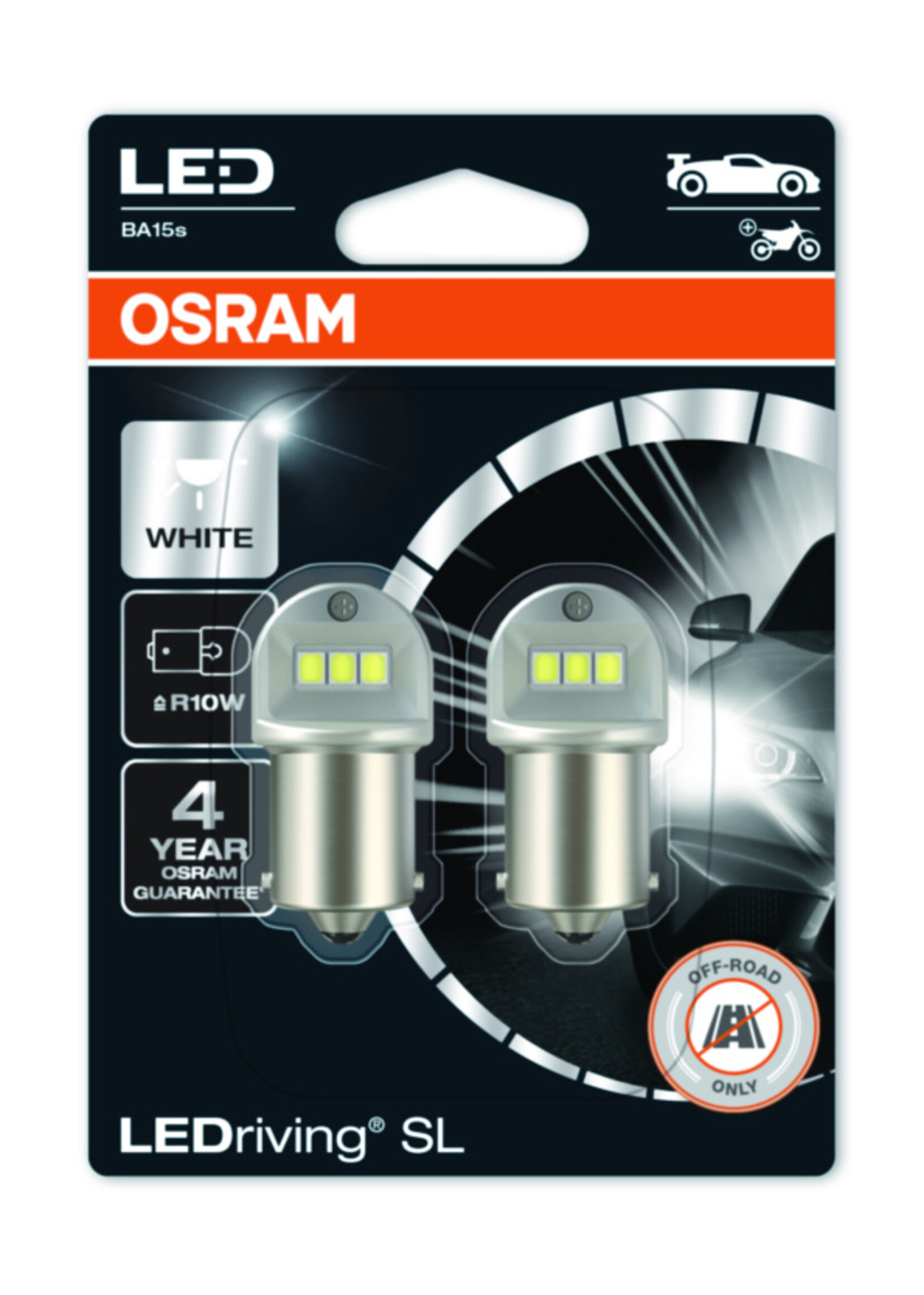 Osram LEDriving® SL ≜R5W COOL WHITE 6000K 12V BLI2