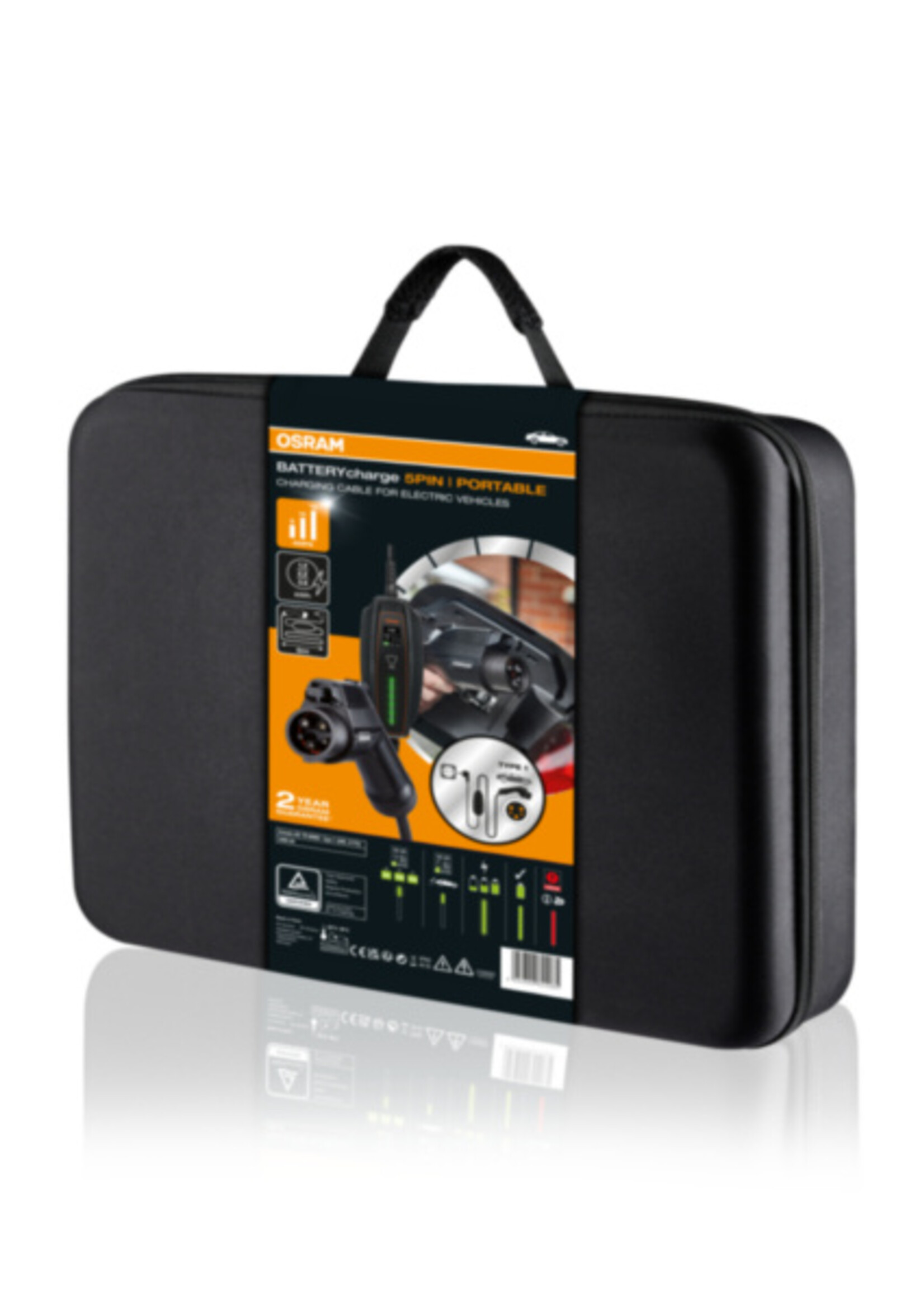 Osram BATTERYcharge 5PIN Portable 6,10,16AMPS 1.3,2.2,3.6kWh type 1