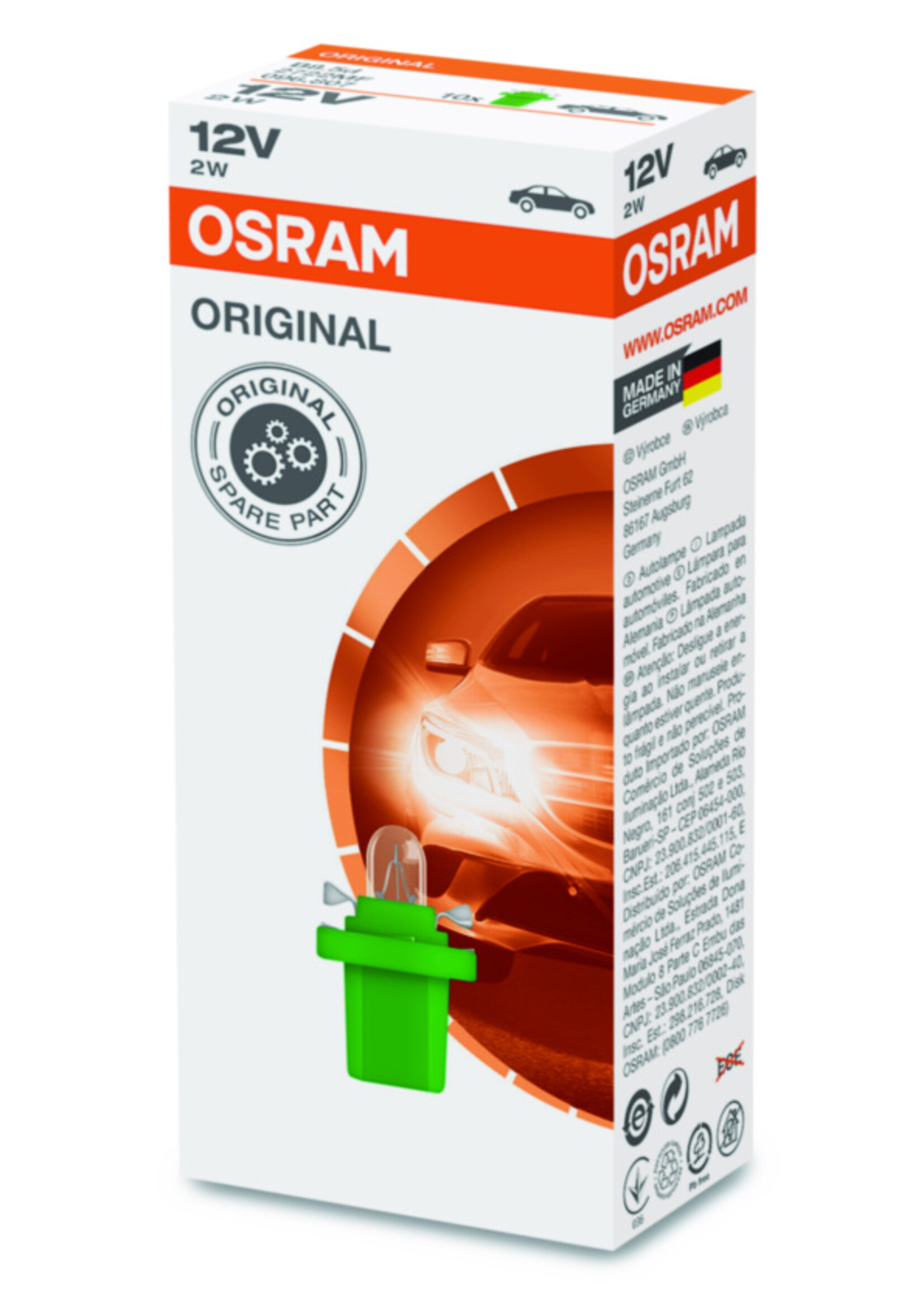 Osram ORIGINAL   lime green 12V