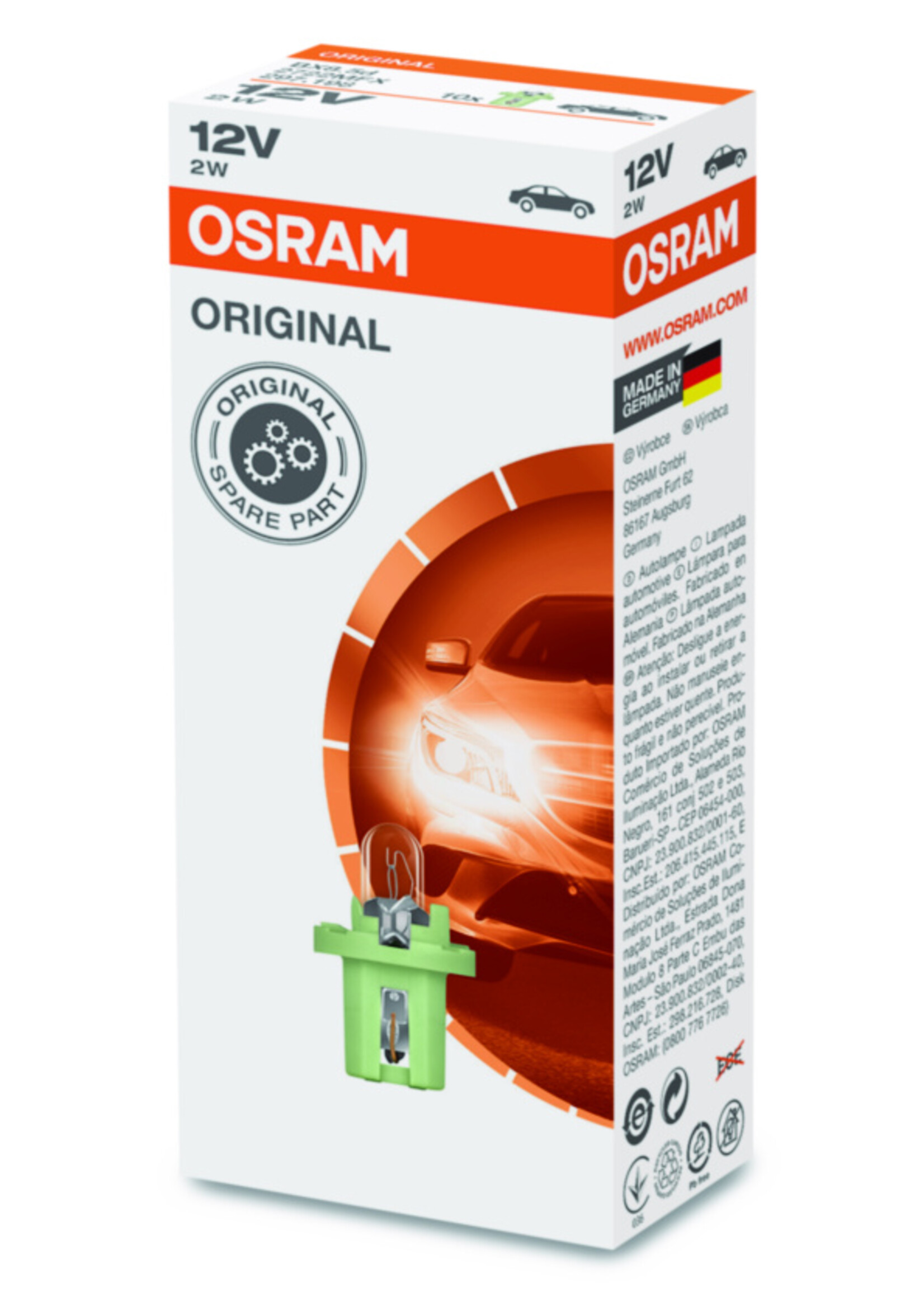 Osram ORIGINAL   light green 12V