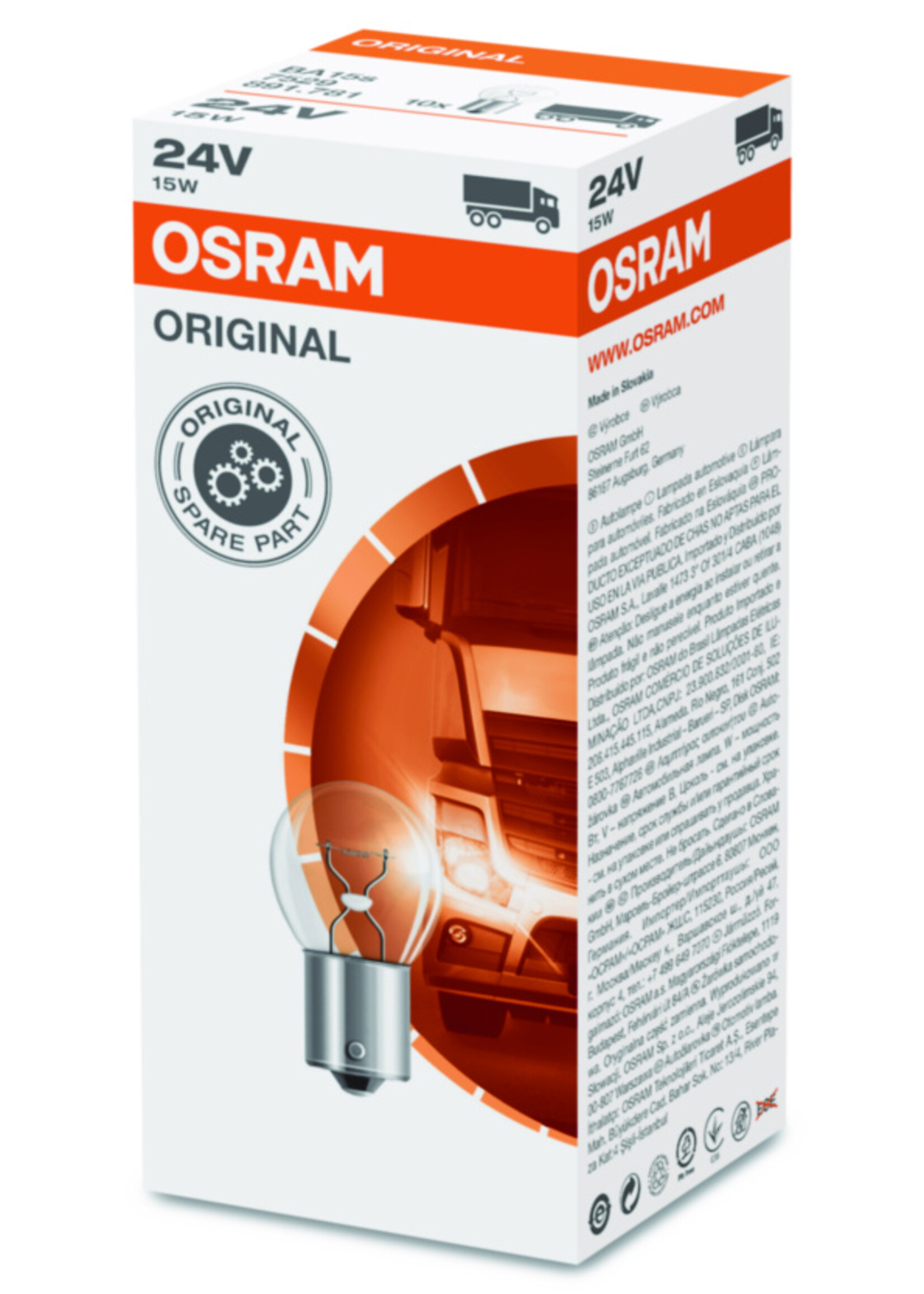 Osram ORIGINAL 15W BA15s 24V