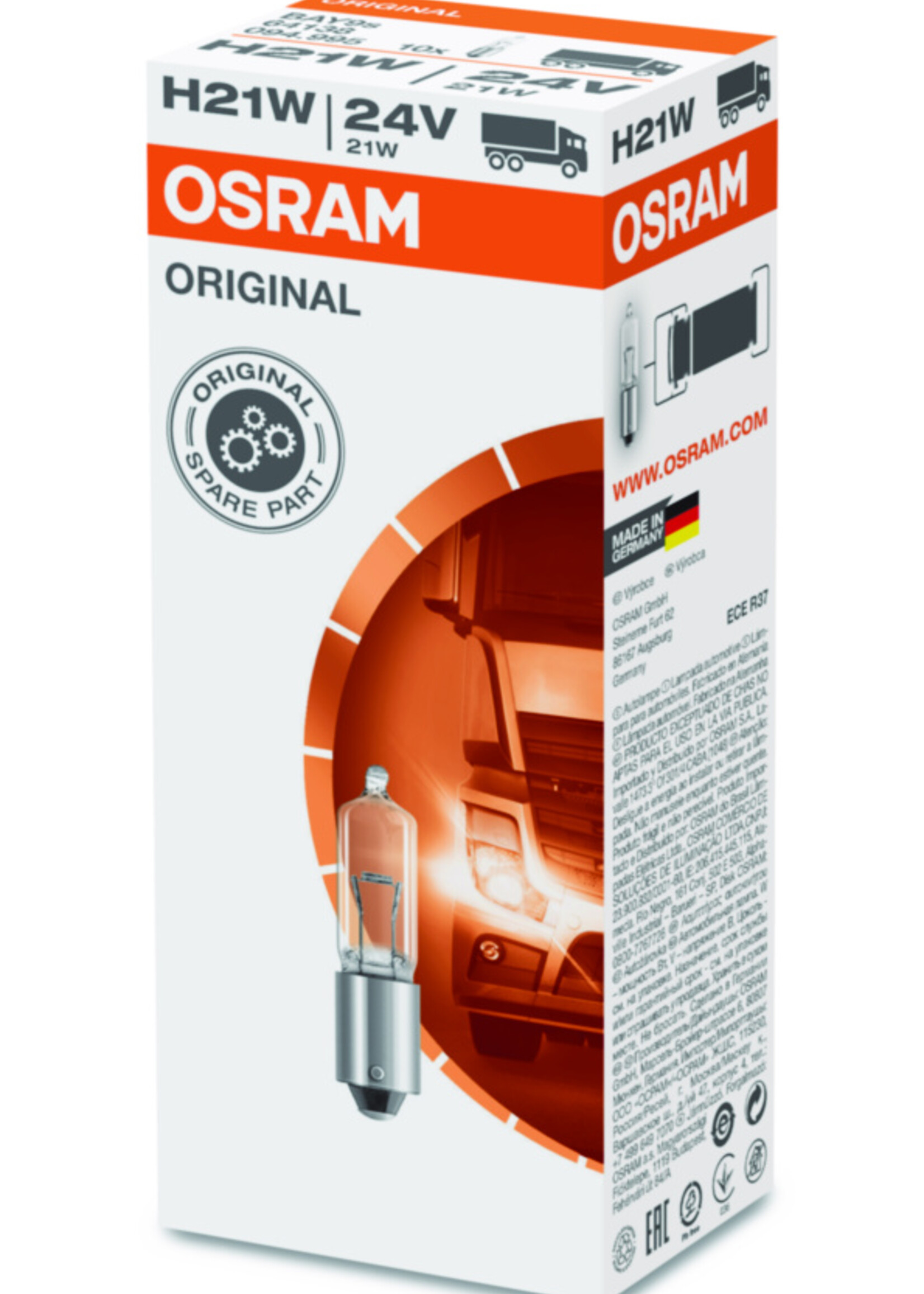 Osram ORIGINAL H21W 24V