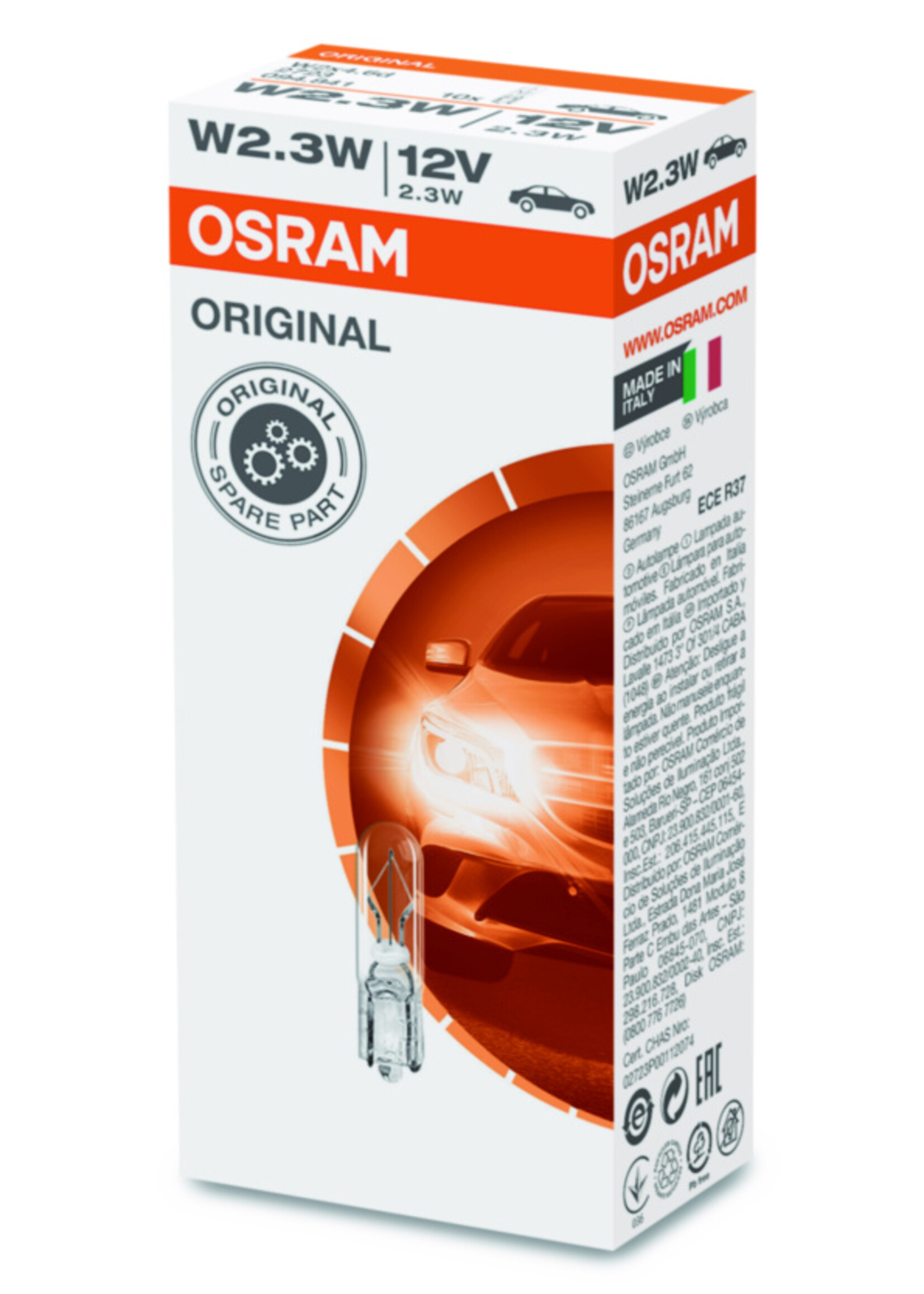 Osram ORIGINAL W2,3W 12V
