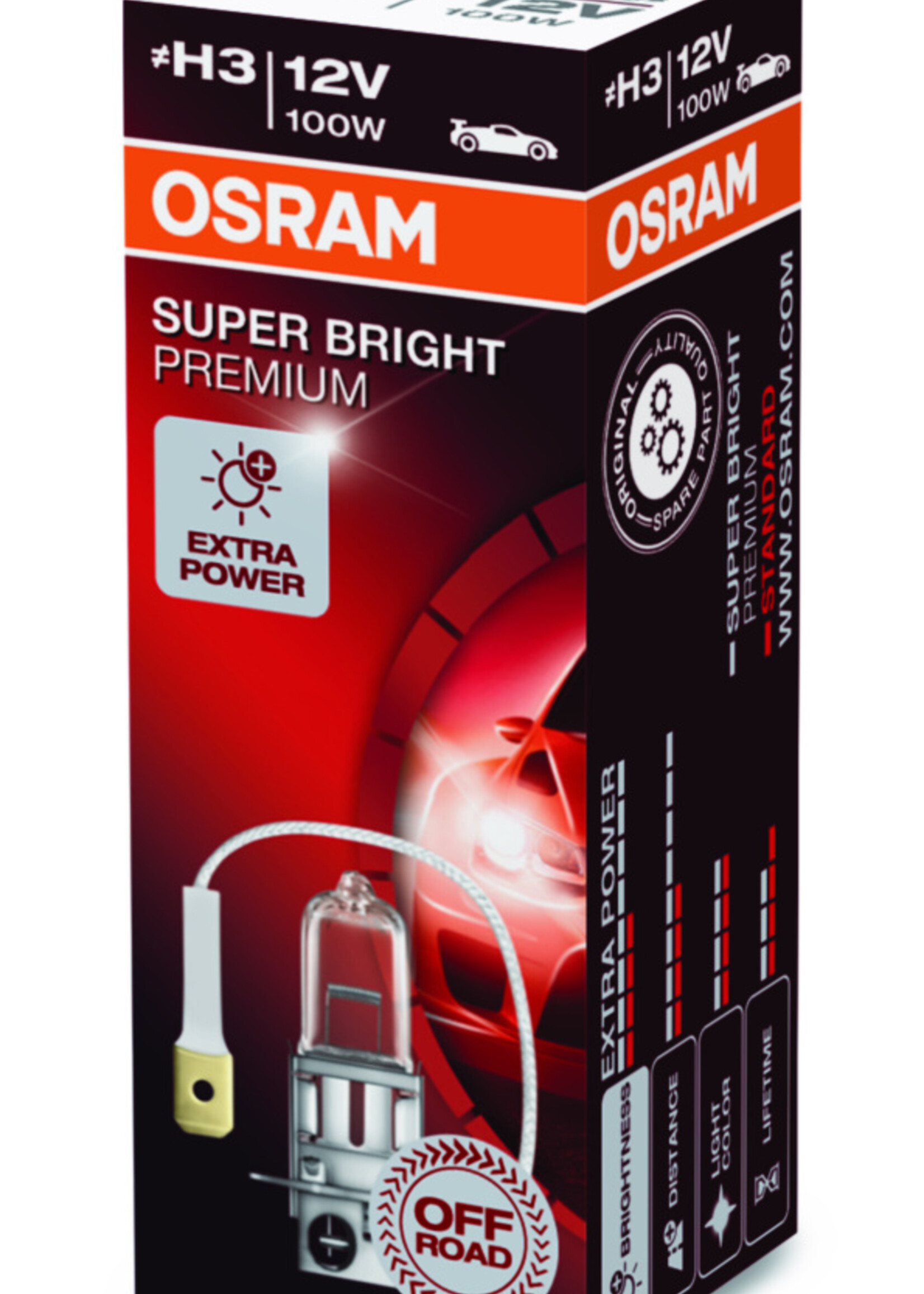 Osram SUPER BRIGHT PREMIUM (H3) 12V