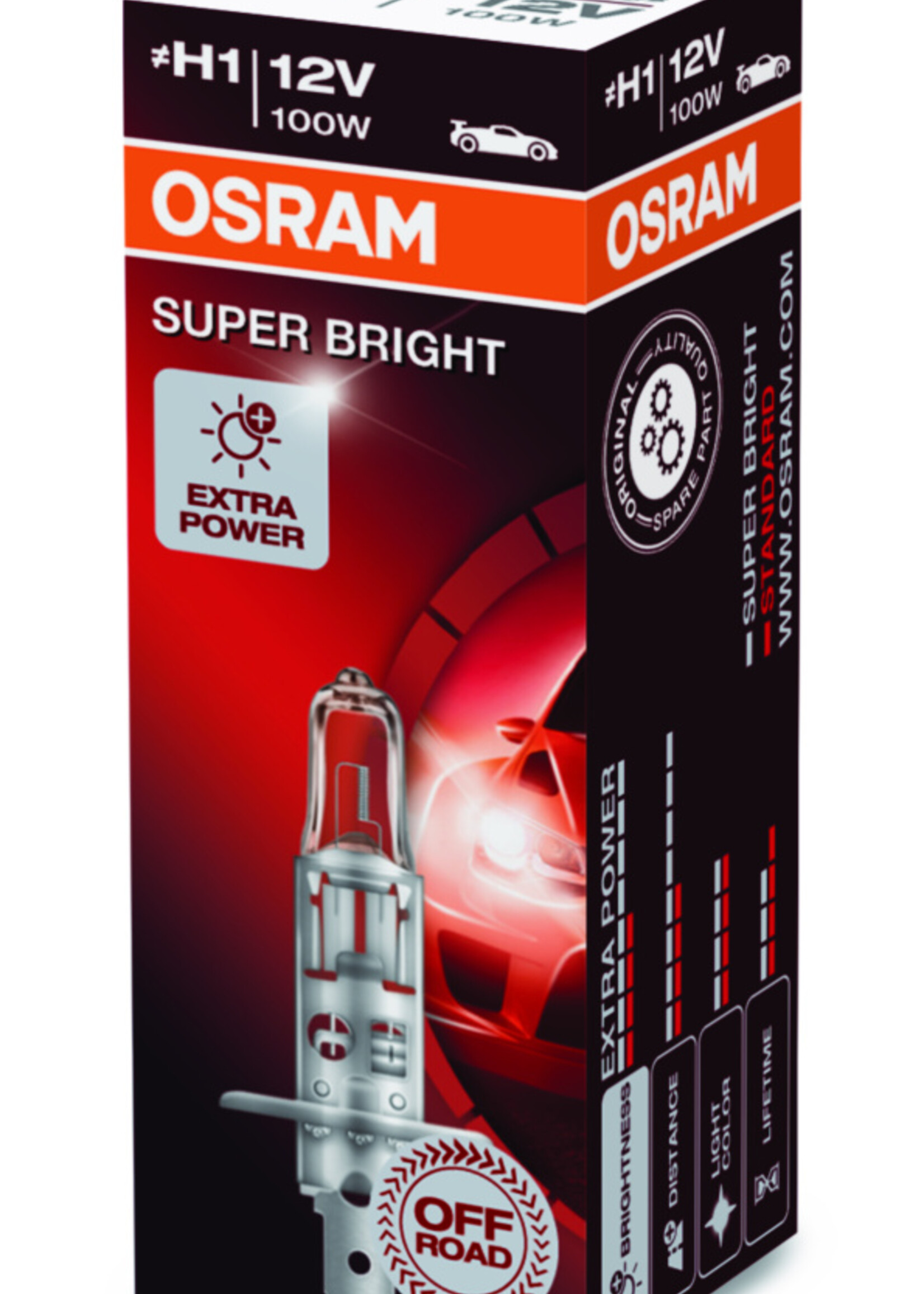 Osram SUPER BRIGHT (H1) 12V