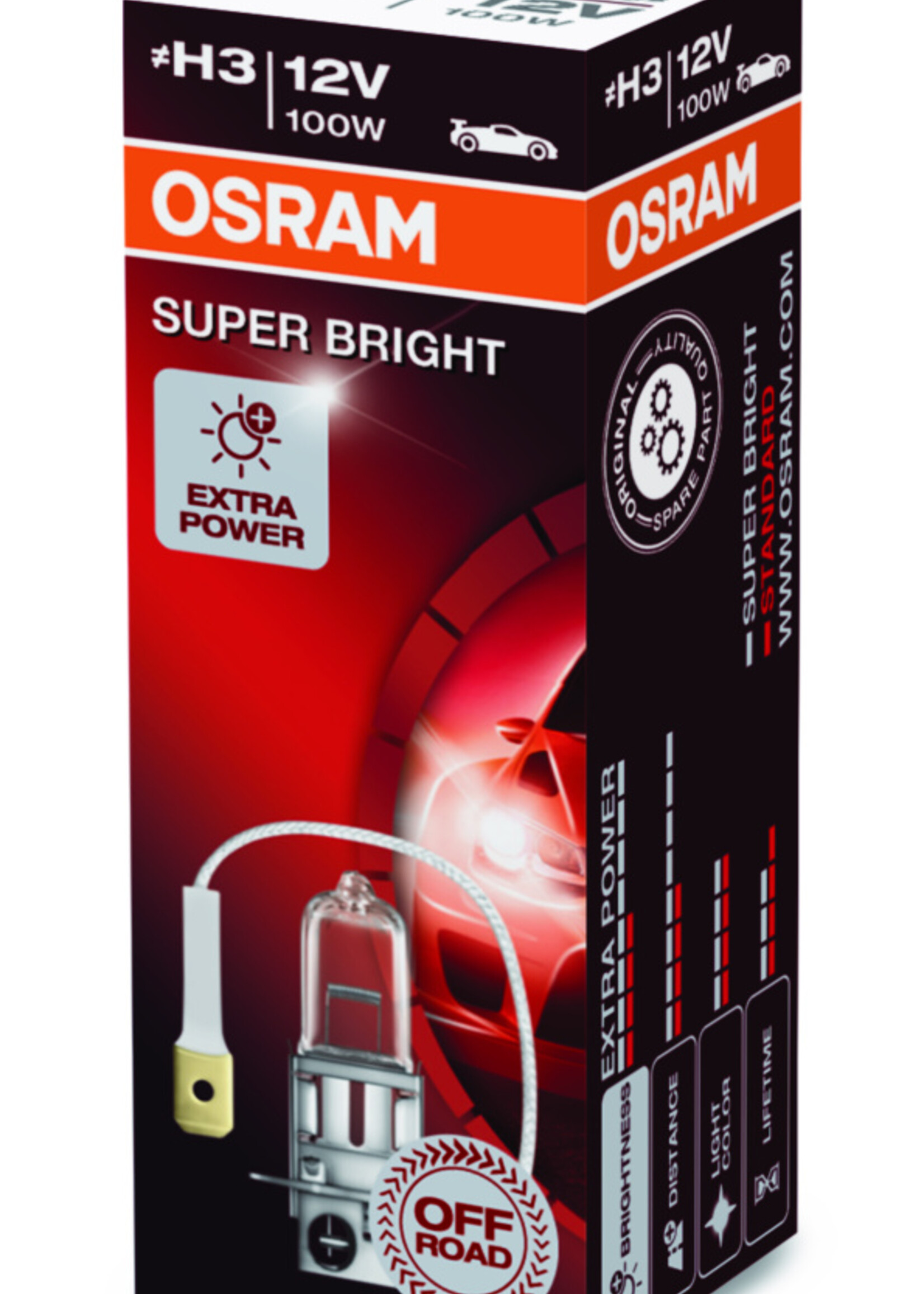 Osram SUPER BRIGHT (H3) 12V