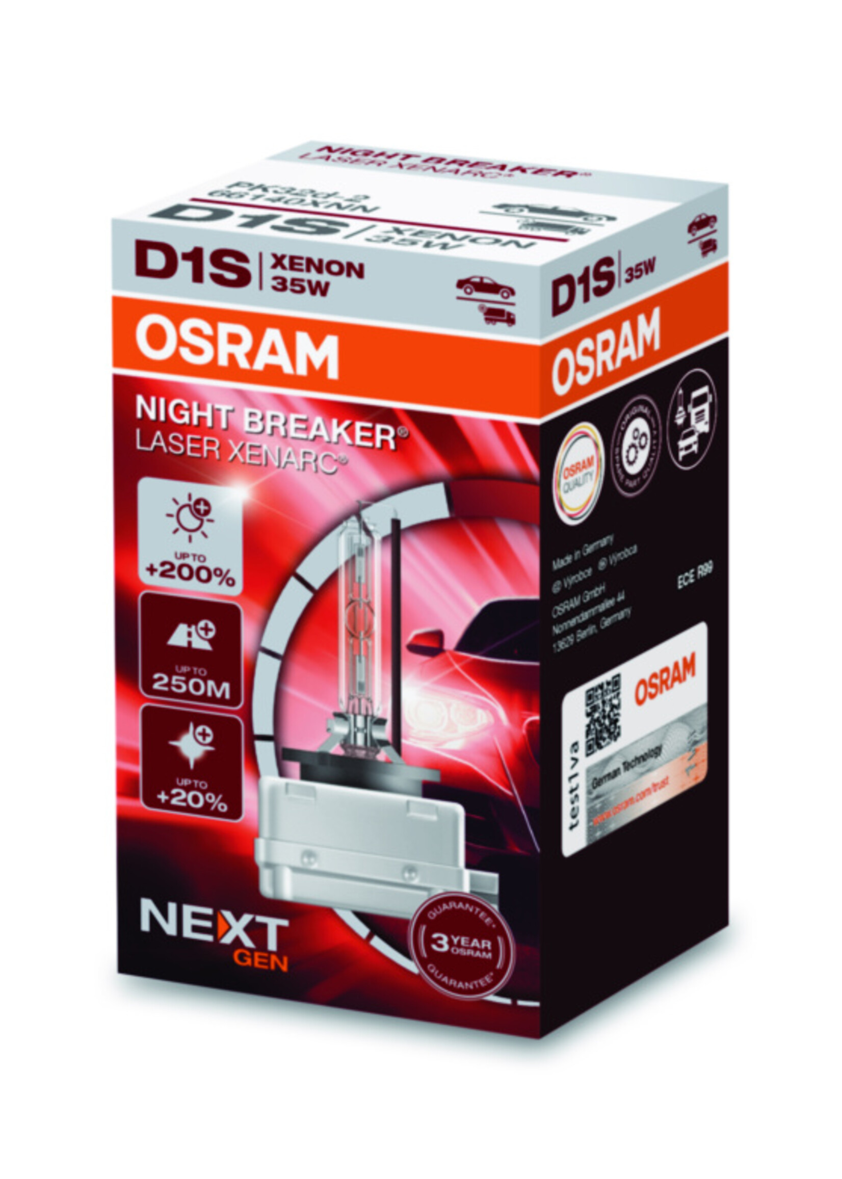 Osram XENARC® NIGHT BREAKER® LASER NextGen D1S