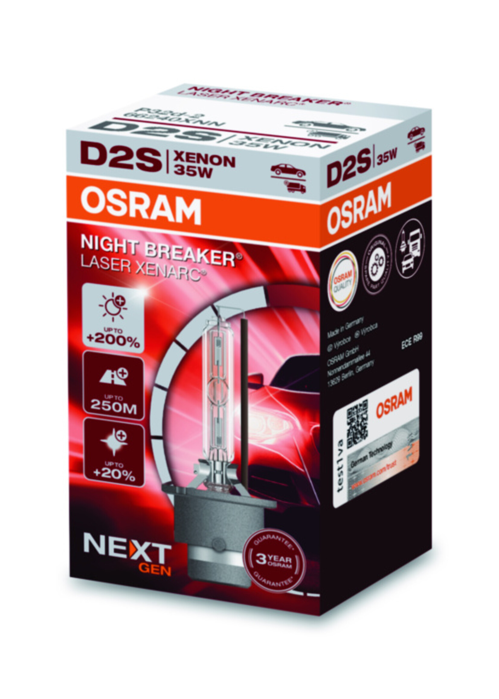 Osram XENARC® NIGHT BREAKER® LASER NextGen D2S