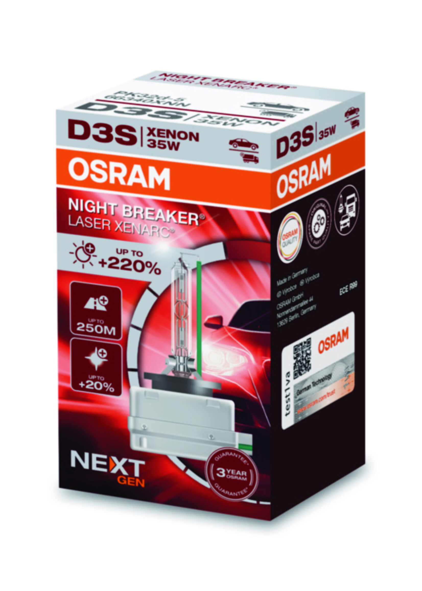 Osram XENARC® NIGHT BREAKER® LASER NextGen D3S
