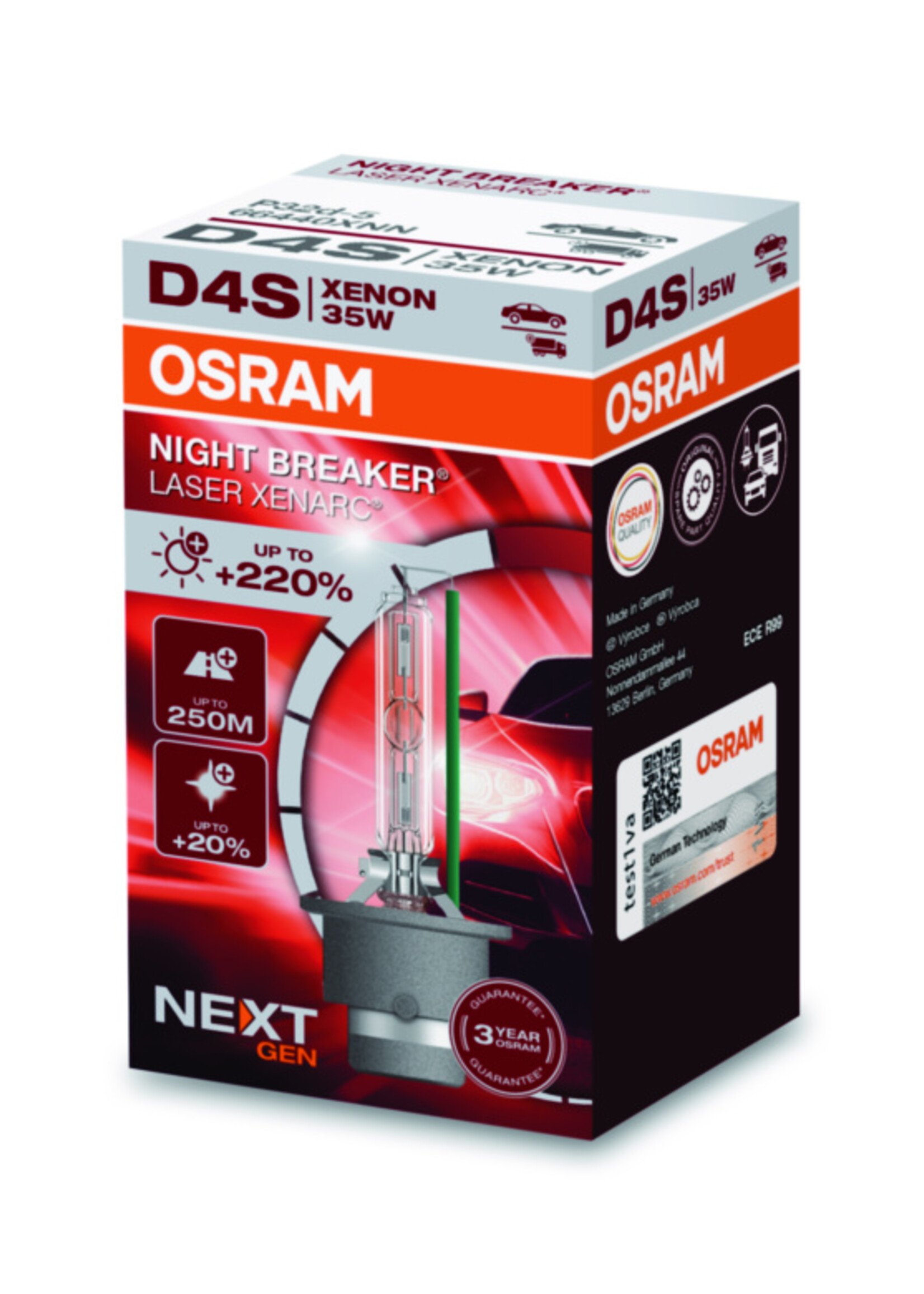 Osram XENARC® NIGHT BREAKER® LASER NextGen D4S