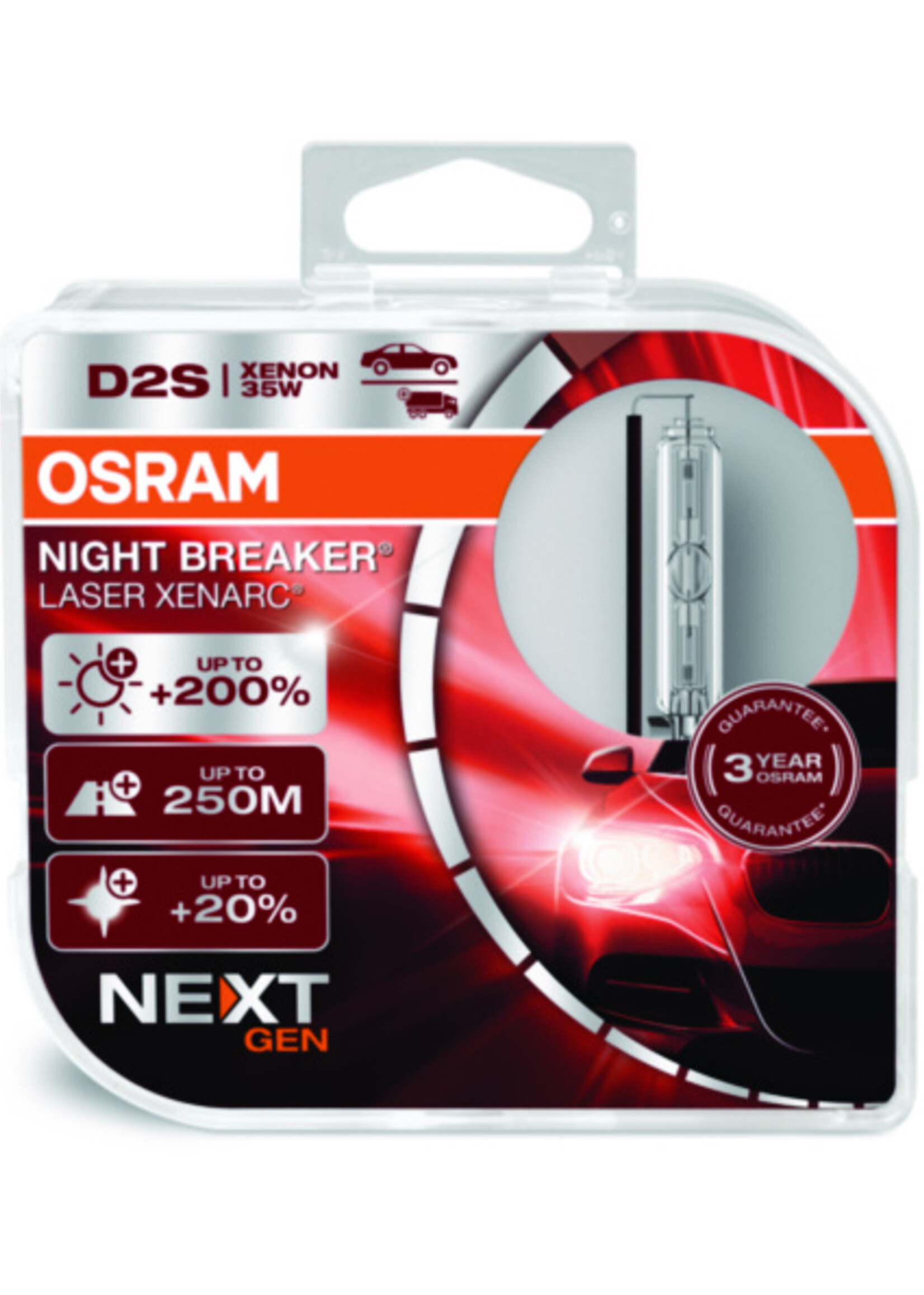 Osram XENARC® NIGHT BREAKER® LASER NextGen D2S DUOBOX