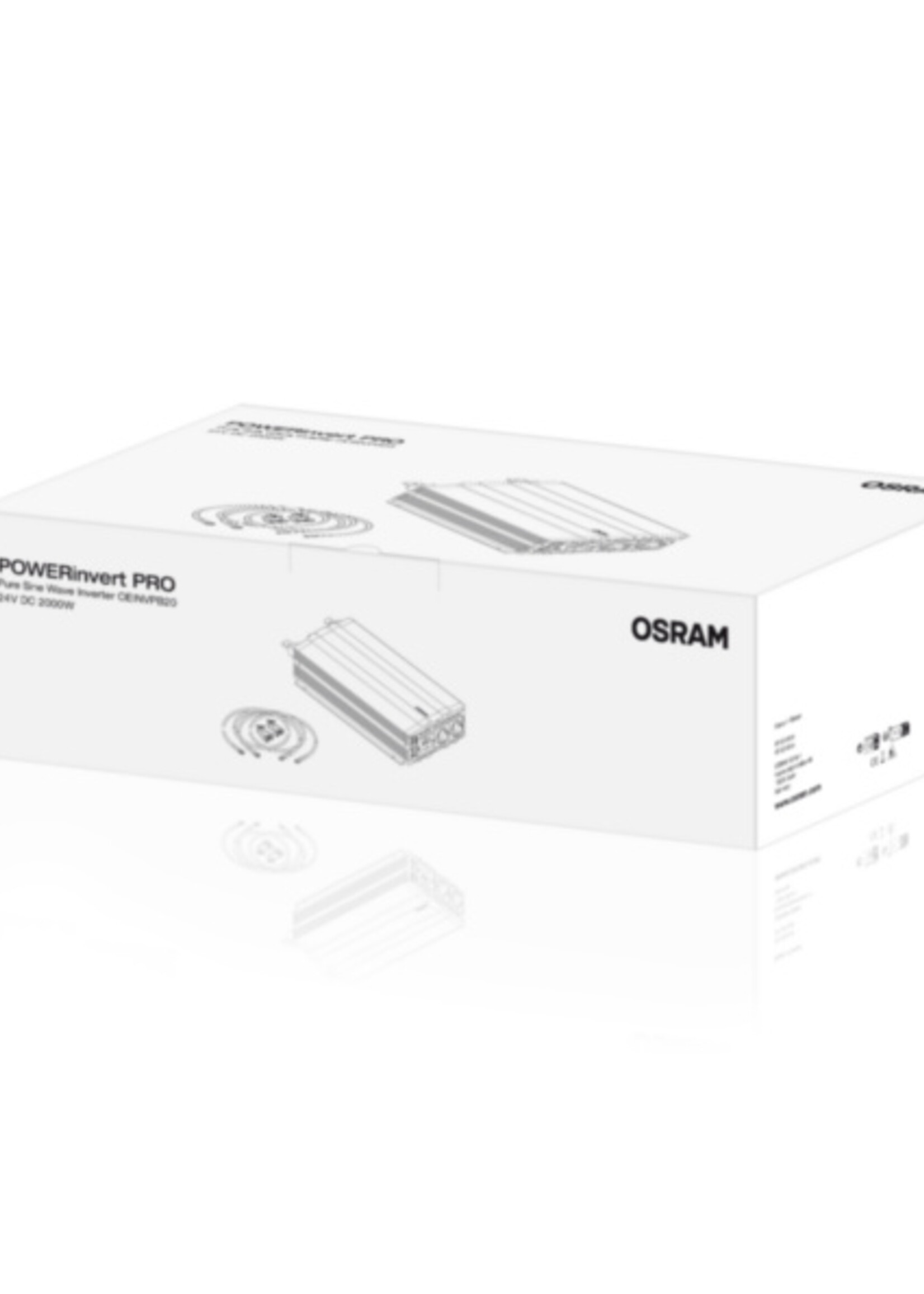 Osram POWERinvert PRO Pure Sine Wave Inverter 24V DC 2000W