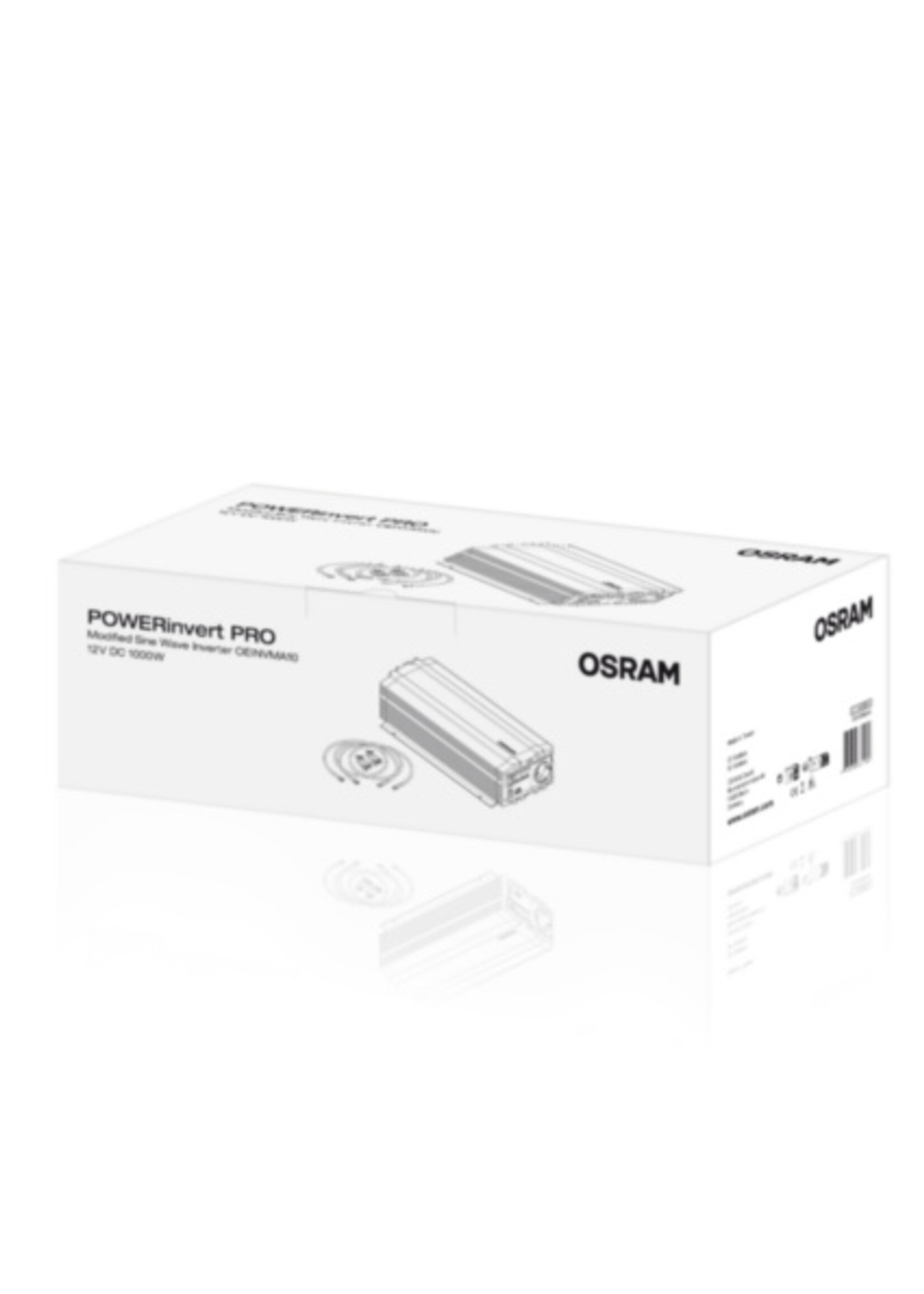 Osram POWERinvert PRO Modified Sine Wave Inverter 12V DC 1000W