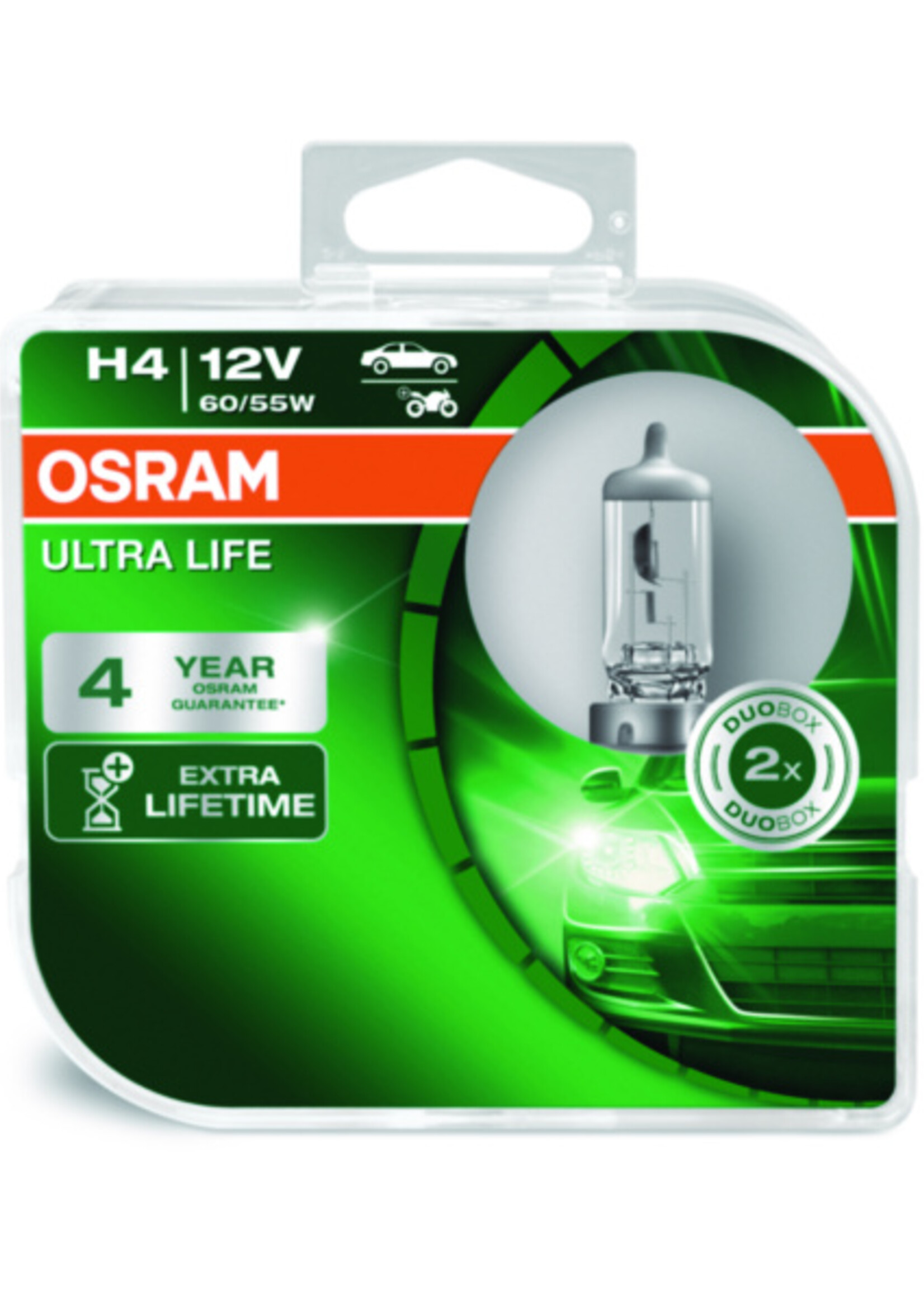 Osram ULTRALIFE H4 12V DUOBOX