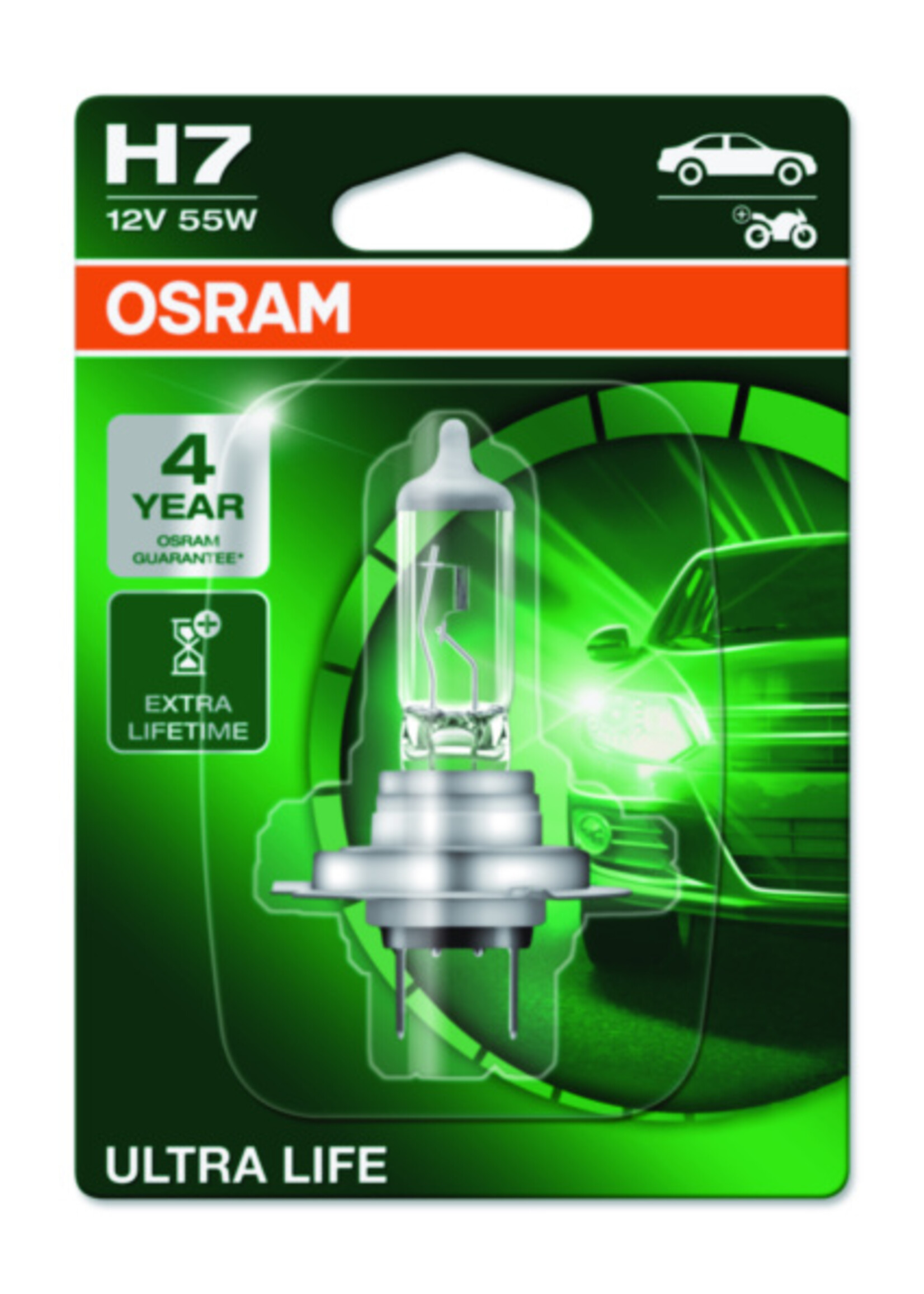 Osram ULTRALIFE H7 12V BLI1