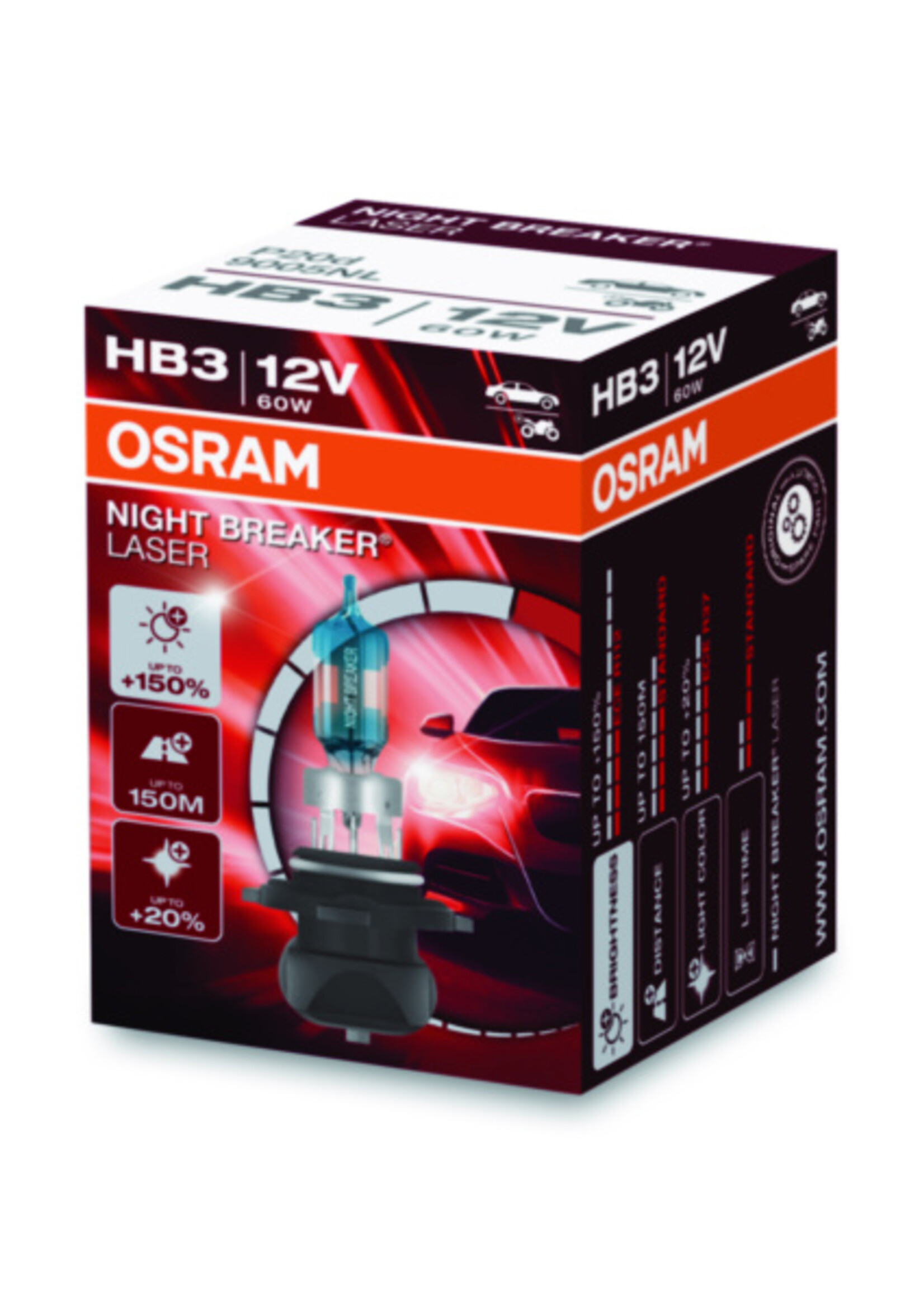 Osram NIGHT BREAKER® LASER HB3 12V