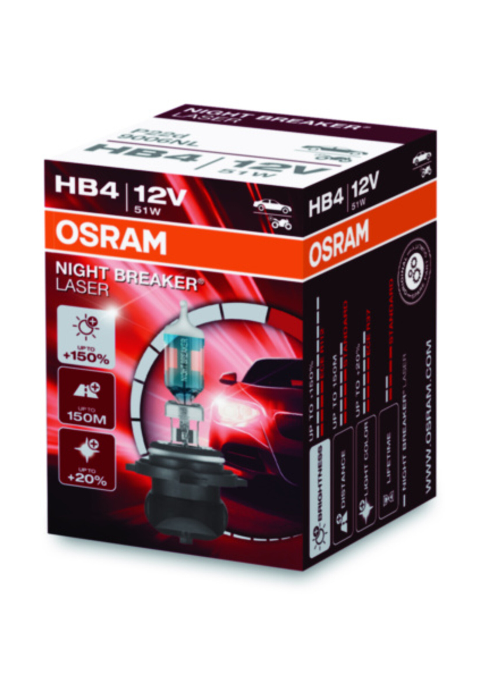 Osram NIGHT BREAKER® LASER HB4 12V