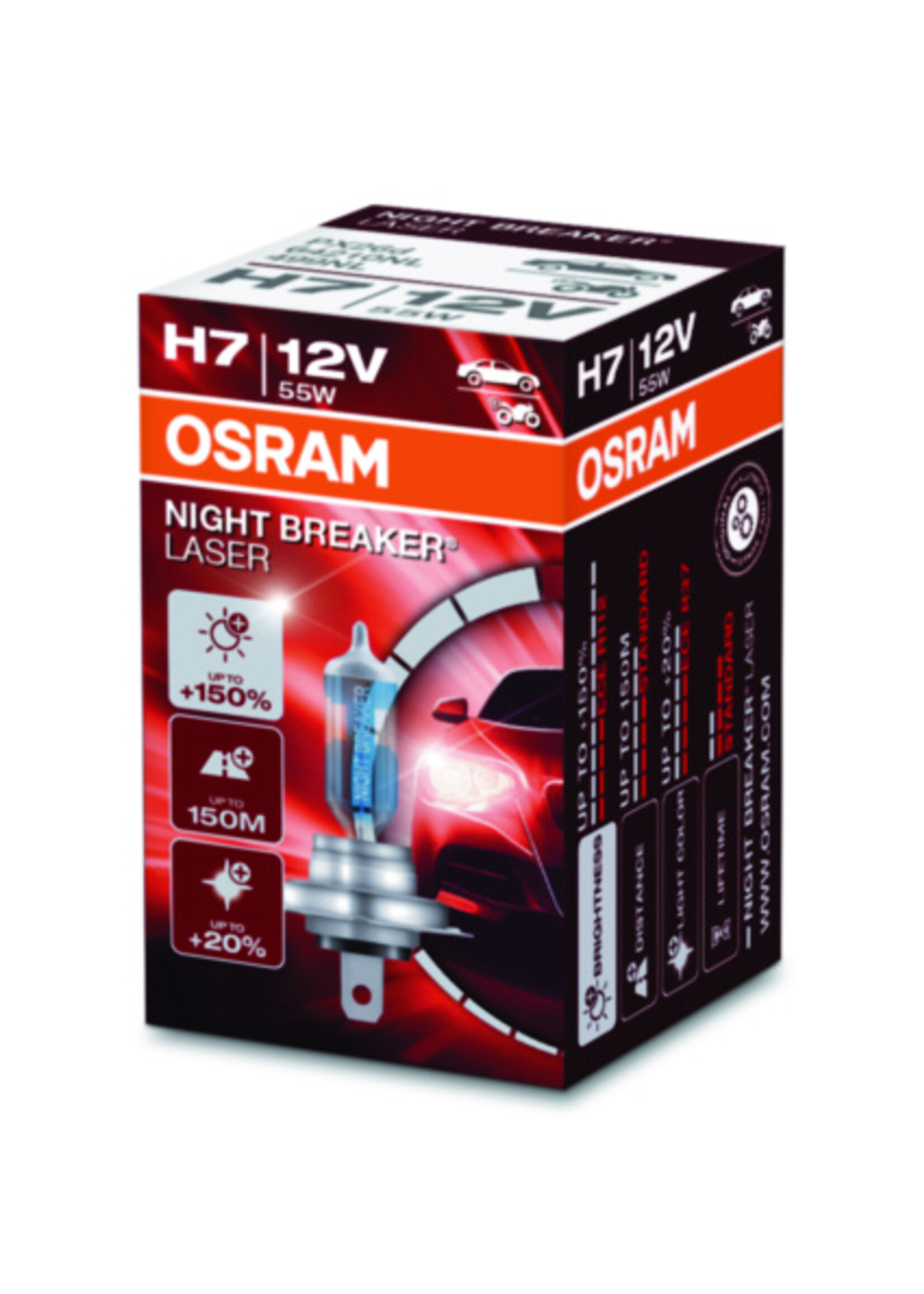 Osram NIGHT BREAKER® LASER H7 12V