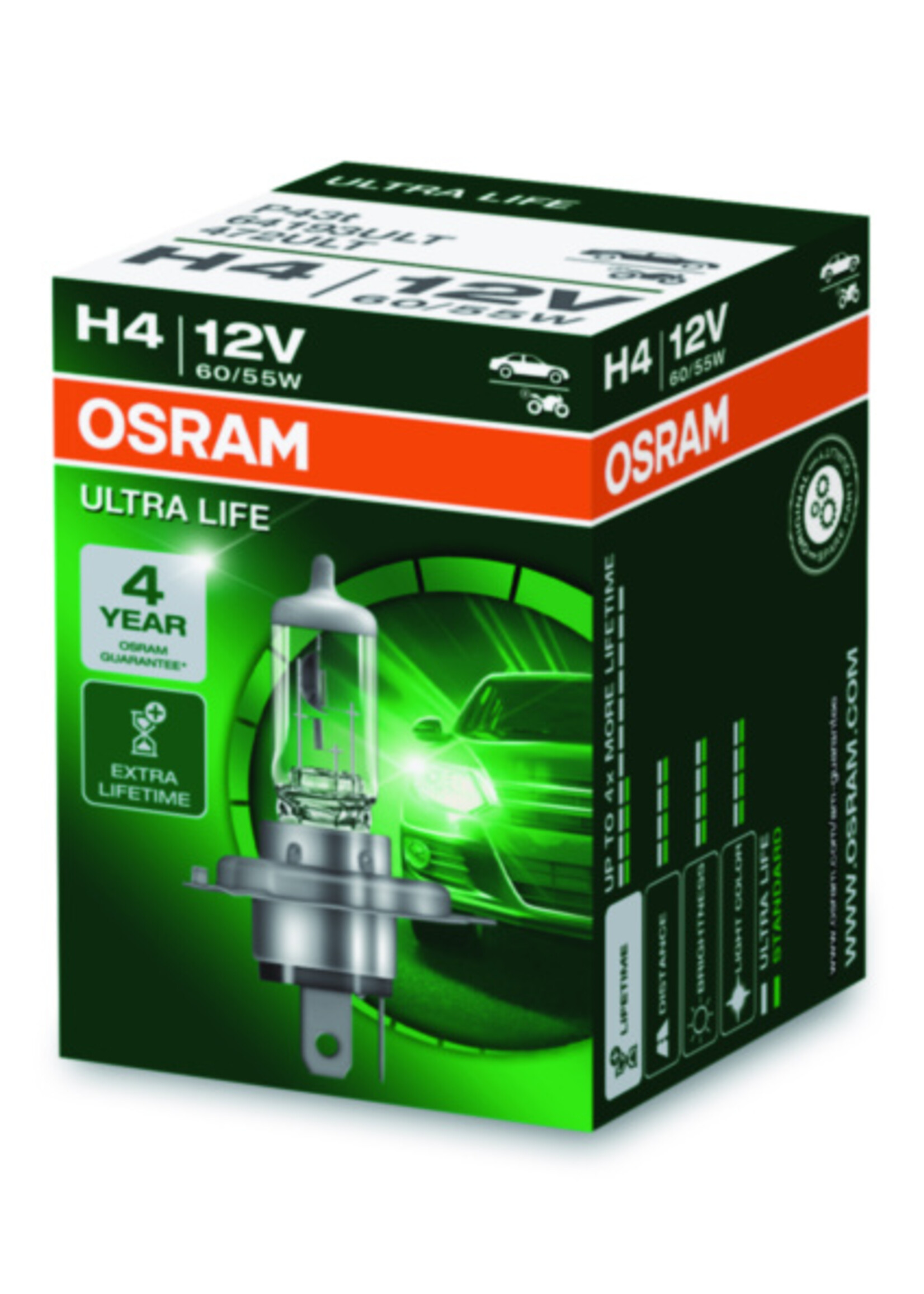 Osram ULTRALIFE H4 12V
