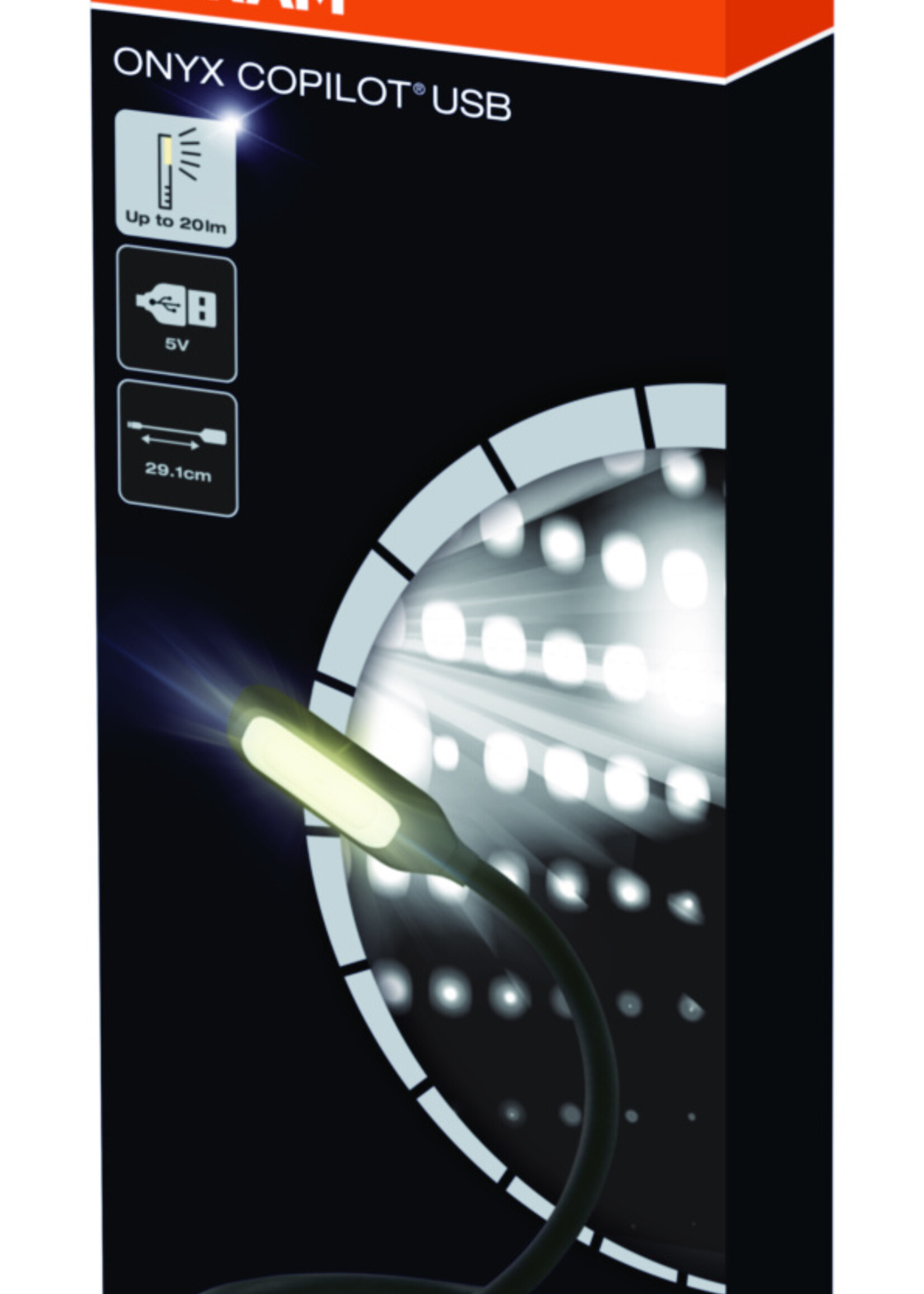 Osram ONYX COPILOT® 37cm USB - 3000K