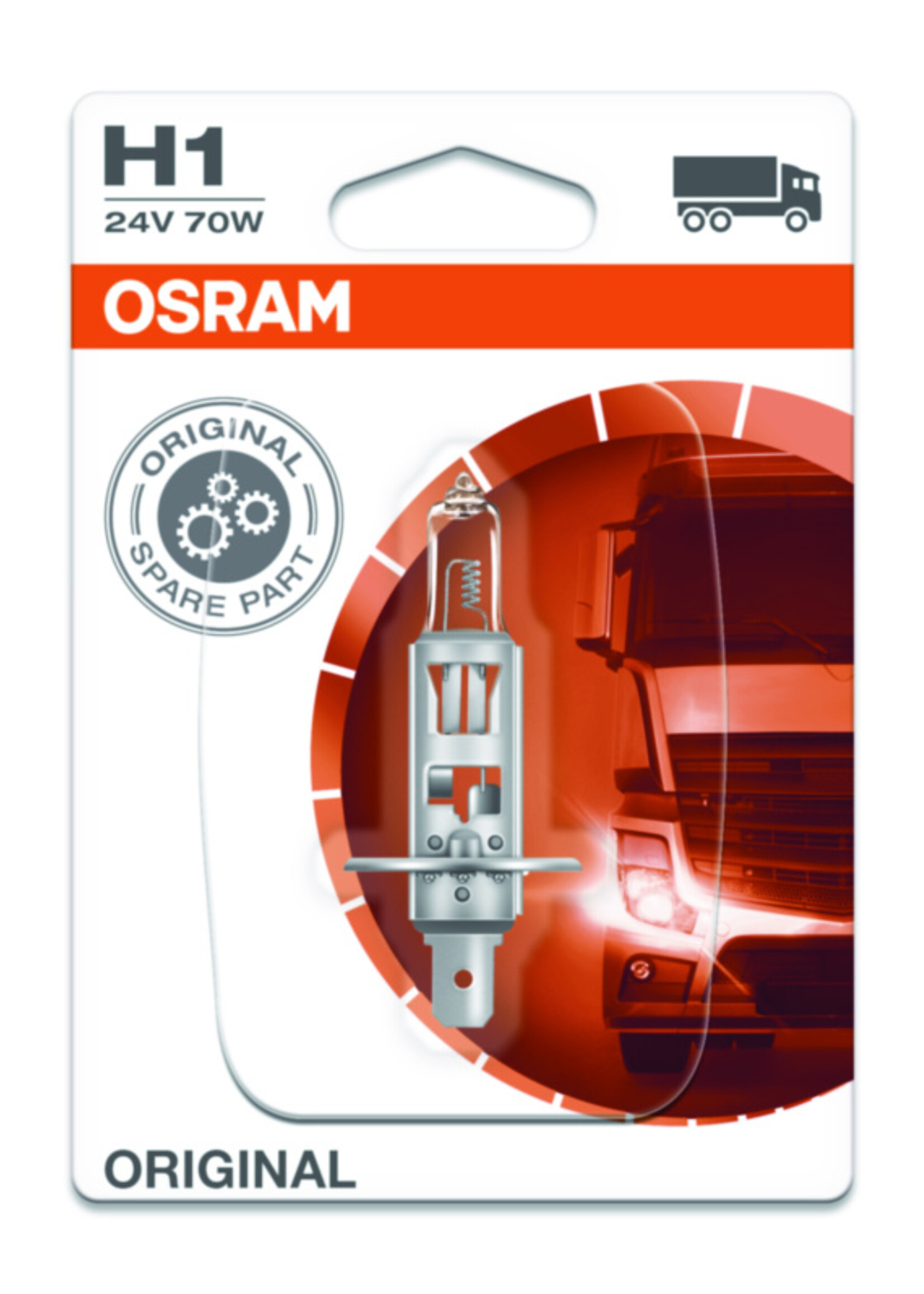 Osram ORIGINAL H1 24V BLI1