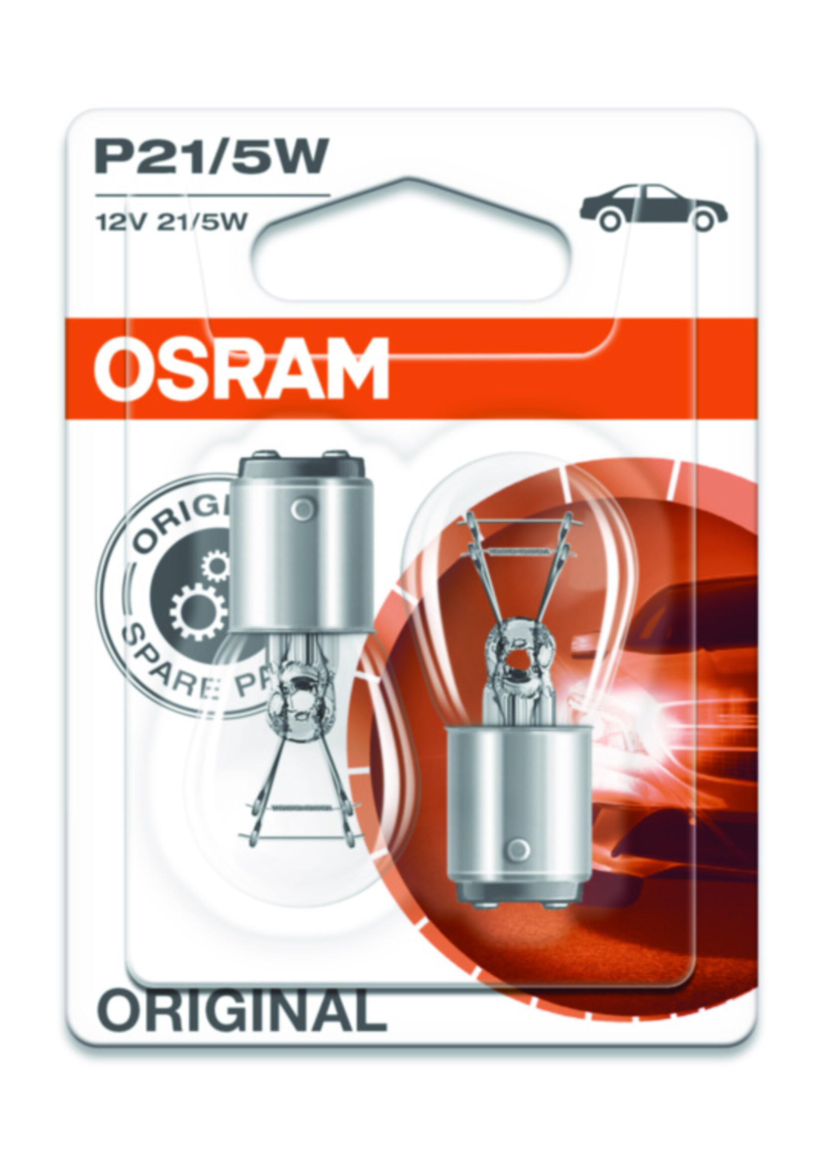 Osram ORIGINAL P21/5W 12V BLI2