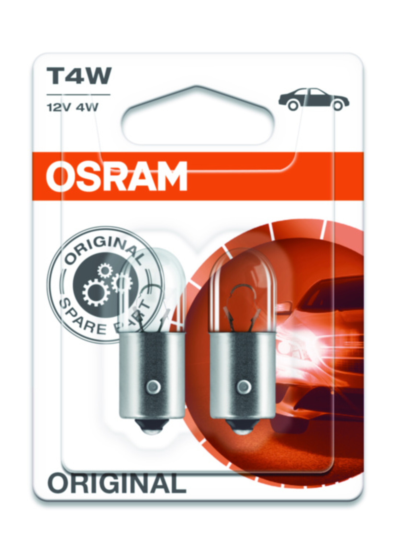 Osram ORIGINAL T4W 12V BLI2