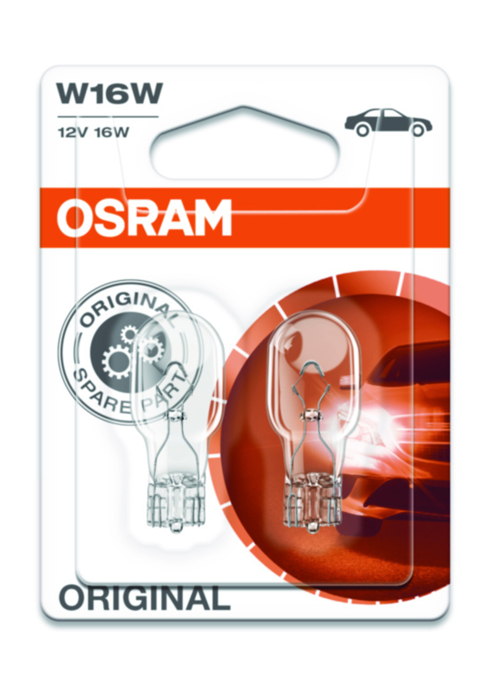 Osram ORIGINAL W16W 12V BLI2