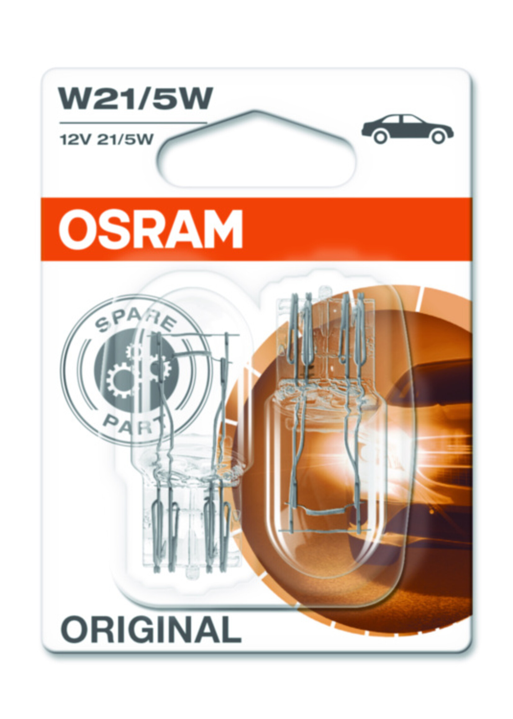Osram ORIGINAL W21/5W 12V BLI2