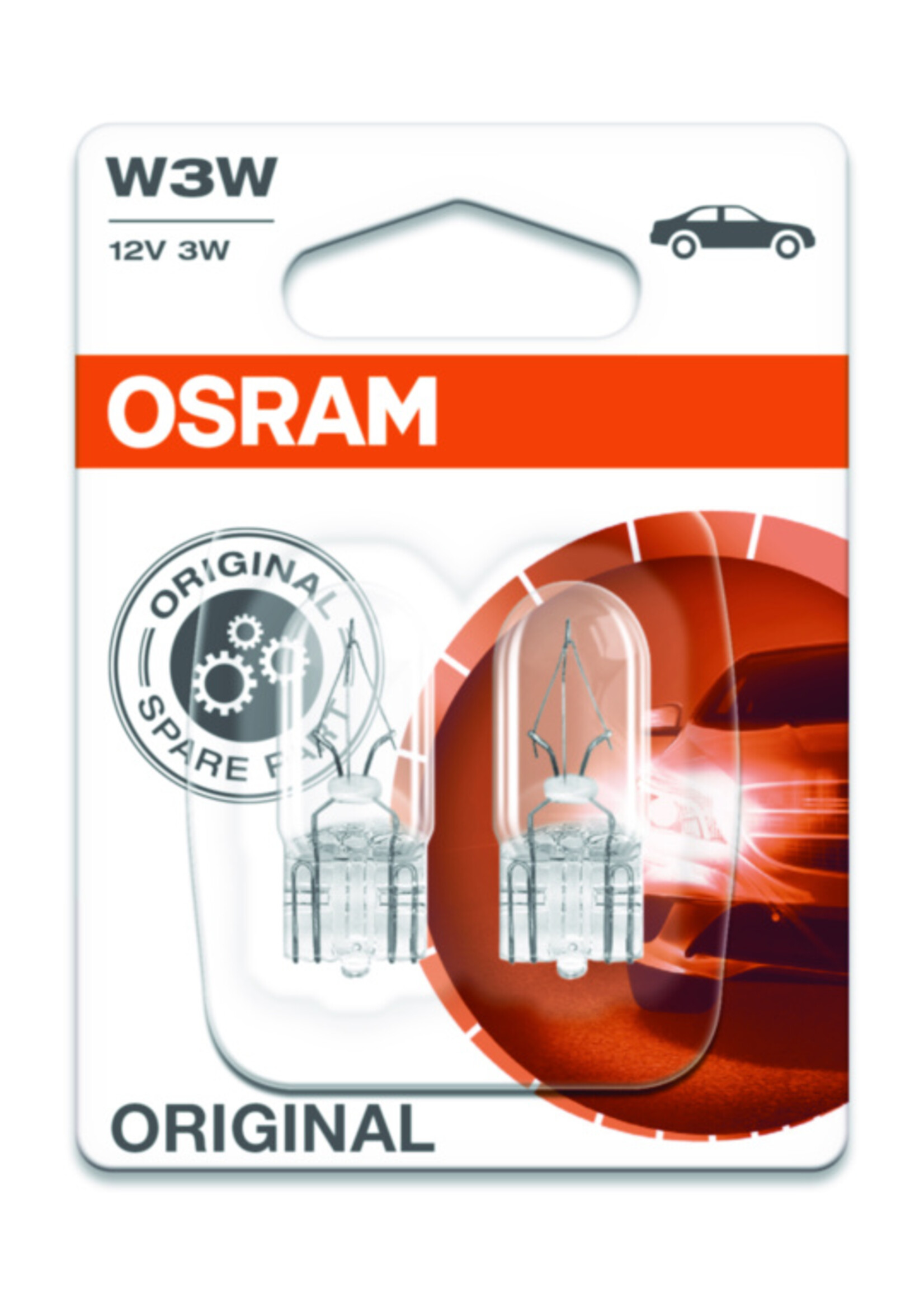 Osram ORIGINAL W3W 12V BLI2