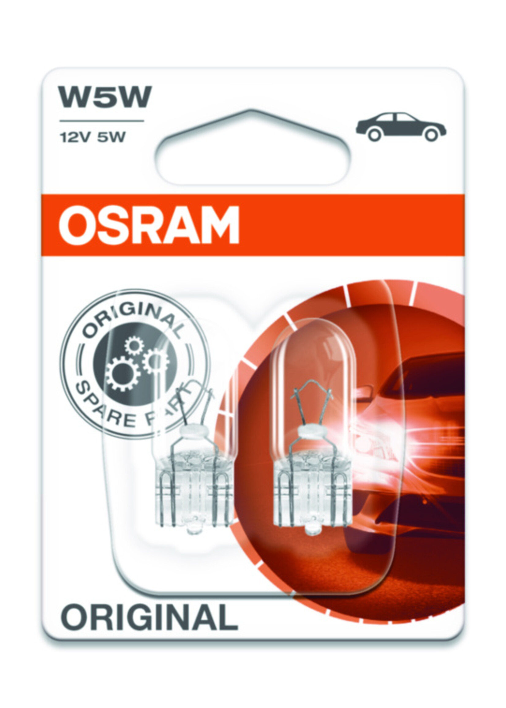 Osram ORIGINAL W5W 12V BLI2