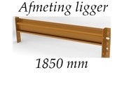 Afmeting liggers 1850 mm