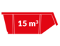 BM Containers 15m³ Puin container  - wisselen