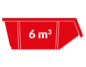 BM Containers 6m3 Grond container - wisselen