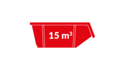 15m³ Groenafval container